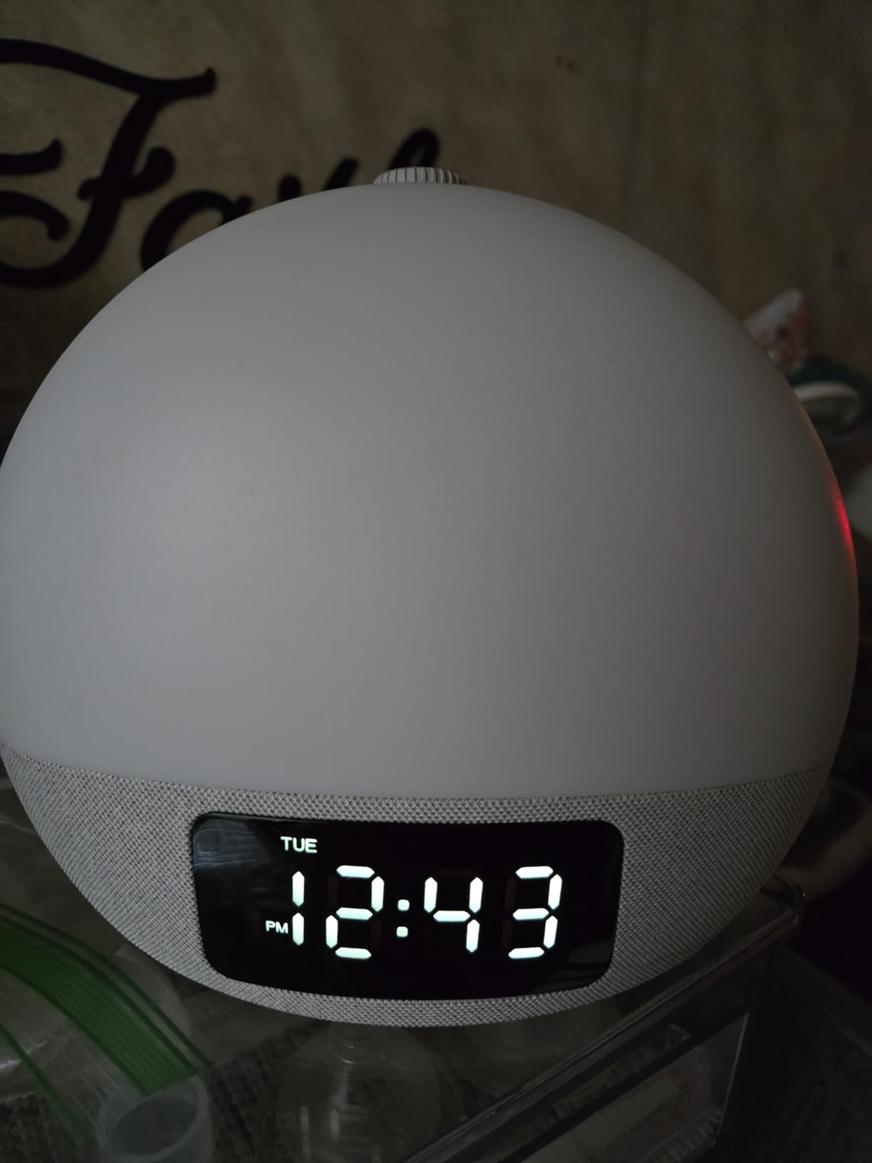 Geuuap Sunrise Alarm Clock White Noise Machine with Bluetooth Speaker, Khaki | 30 Soothing Sounds, 17 Dimmable lights, Simulated Sunrise, Backup Battery Memory, Auto-off Sleep Timer, Screen-Free Design customer photo 2