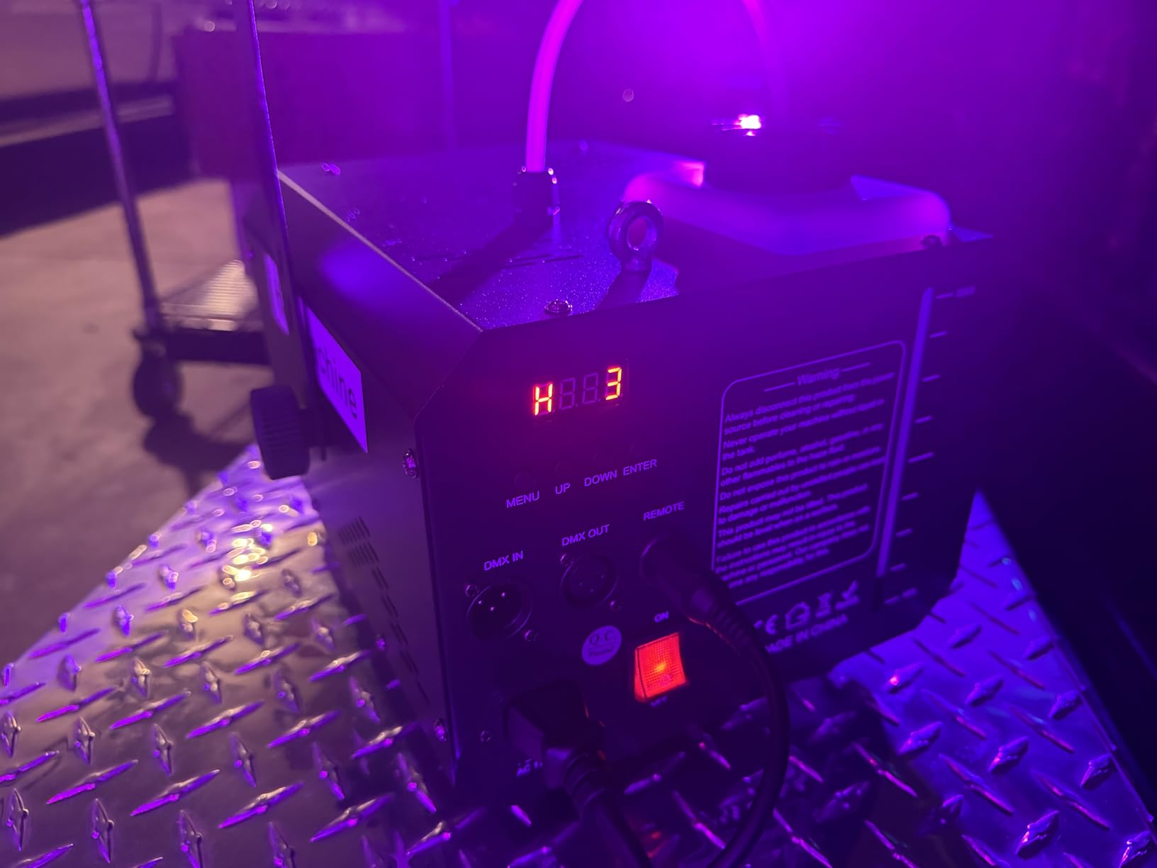 600W 1000CFM Haze Machine for Stage & DJ | Remote DMX512 Control, Adjustable Outlet, 2L Tank. For Wedding, Club, Halloween, Christmas, Party Beam Effects customer photo 1