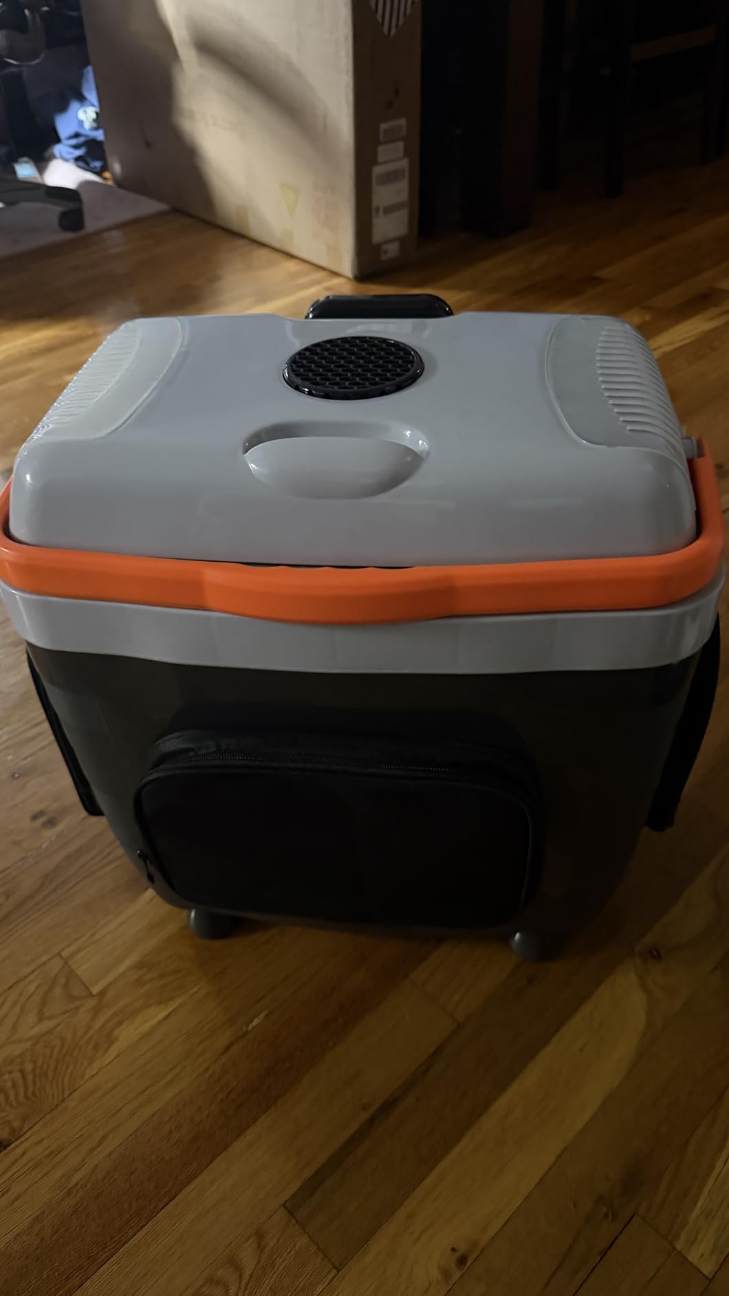 Kikihouse 32Quart (30L) Electric Car Cooler & Warmer with Wheels & Handle | 12 Volt DC & 110V AC Thermoelectric Car Refrigerator, Portable Plug in Cooler for Car, Camping, Travel, Truck, Picnic customer photo 1