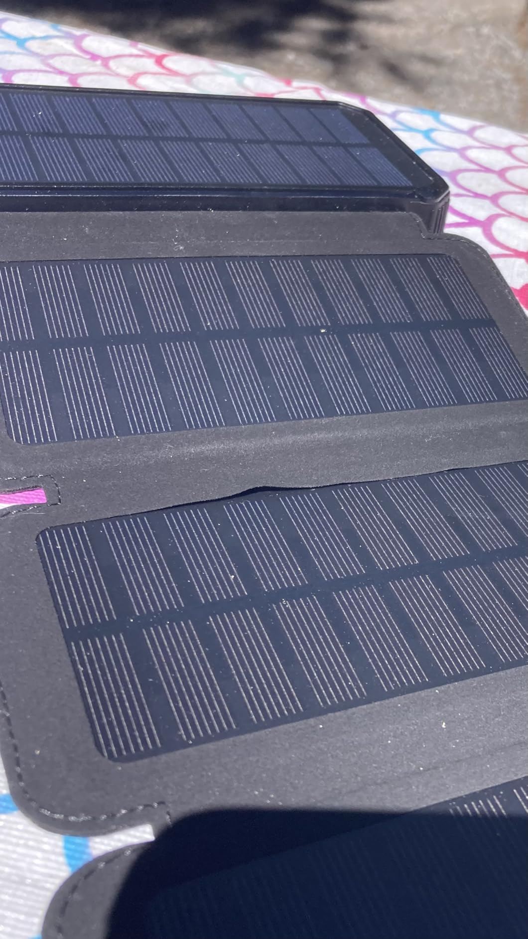SOARAISE Solar Power Bank 48000mAh Wireless Battery Pack with 4 Cables | Solar Charger with 4 Solar Panels, Built in 4 Cables, PD QC 3.0 Fast Charging, Flashlight for Camping Travel, Rugged Design customer photo 1