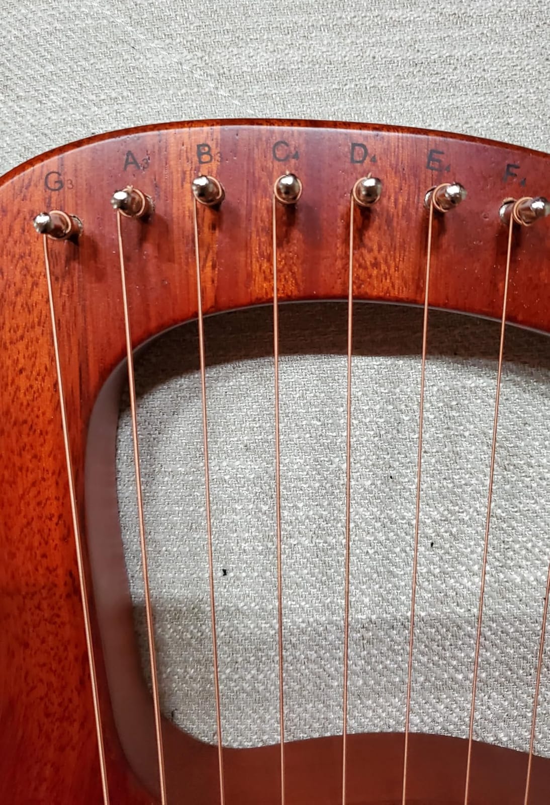 Harp Instrument 15 Strings International Standard Nylon String Lyre | Professional Beautiful Pure Tone for Practice Performance Meditation Relaxation Sound Healing,Easy to Tune with Tuning Wrench customer photo 1