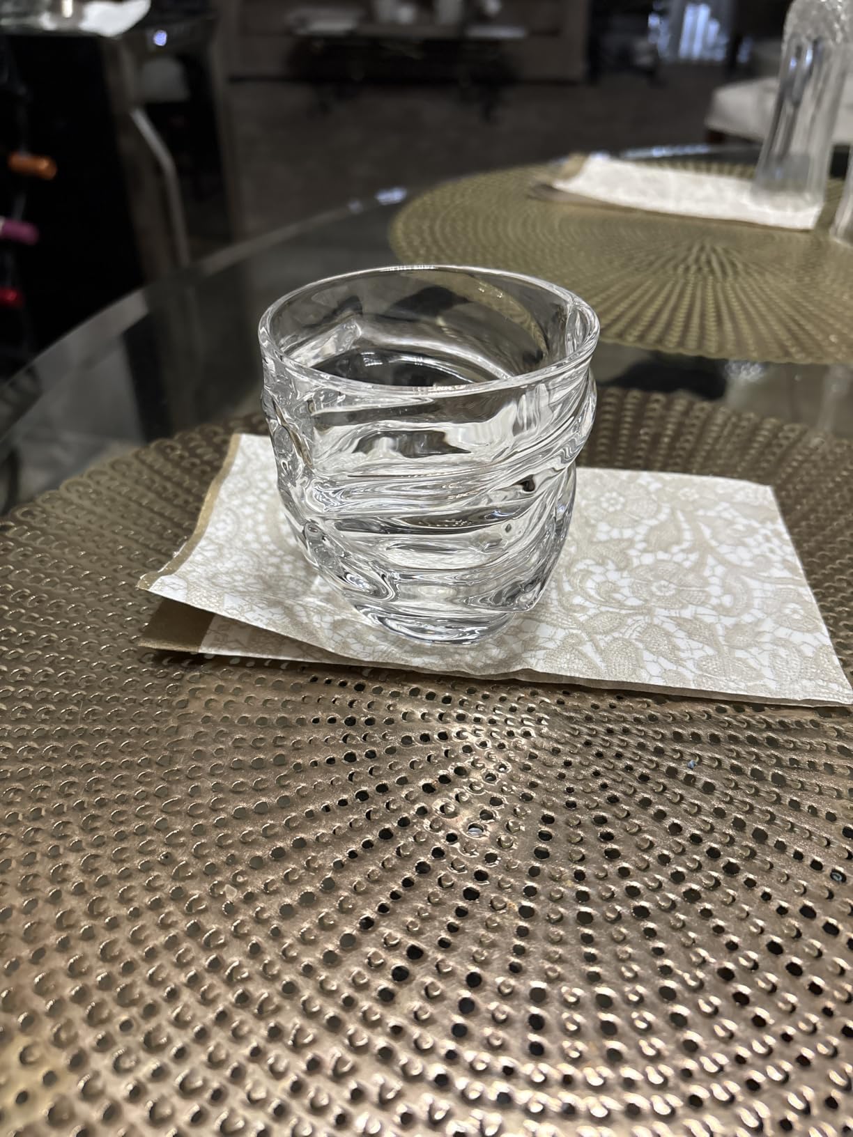 TSUKIGLASS Storm Crystal Cocktail Whiskey Glasses Set of 4, Gifts for Men | Japanese Old Fashioned Rocks Tumblers, 8.45oz, Bourbon, Scotch & Whisky Glasses, Lead-Free Crystal, Gift Box customer photo 1