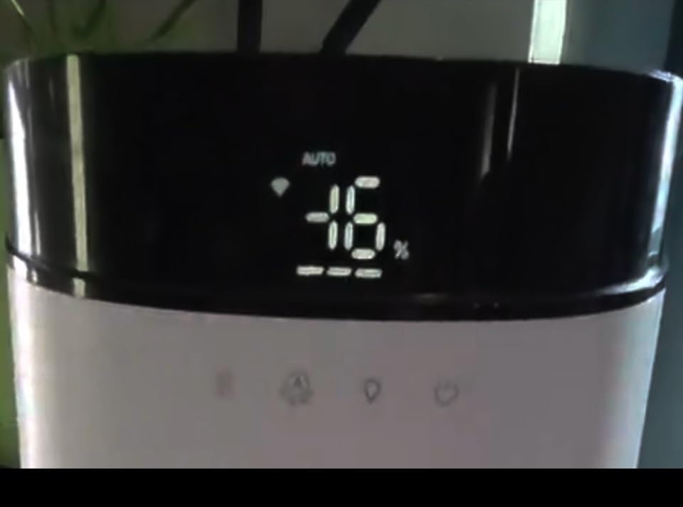 DREO 16L Smart Humidifier Large Room 1000 ft², 130H Runtime, 30dB, Top Fill | Auto Mode, Remote/Touch/Voice & APP Control, Clean Tank Technology, RGB Light, Cool Mist Humidifiers 755S for Bedroom, White customer photo 1