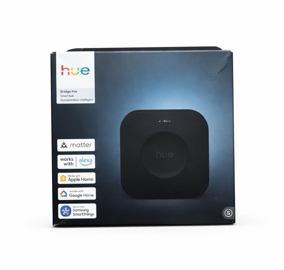 Philips Hue Bridge Pro Smart Lighting Hub, 1-Pack | Wireless, Advanced Encryption, Supports 150+ Lights and 50+ Accessories, Works with Apple Home, Alexa and Google customer photo 1