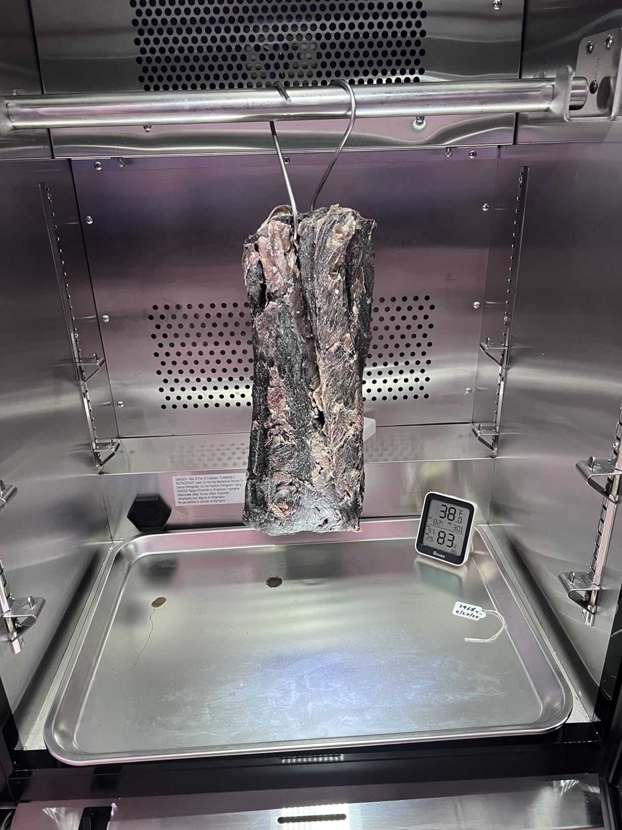 Cobalance Tankless Dry Aging Fridge for Steaks, No Water Tank Meat Ager for Ribeye, Chicken, Ham & Cheese up to 66lbs, Home Meat Ager Refrigerator, Perfect for Salami, Tender Aged Beef and Game customer photo 2