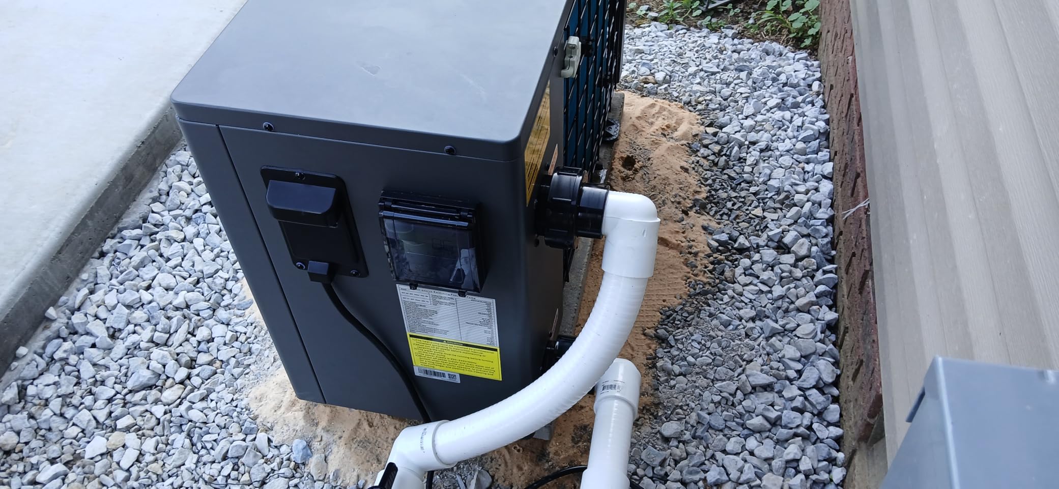 17,000 Gallon Electric Pool Heater for Inground Pools 220V | 58,000 Btu Inverter Swimming Pool Heat Pump With High COP 6.6 Energy Save 45% WiFi App Control customer photo 2