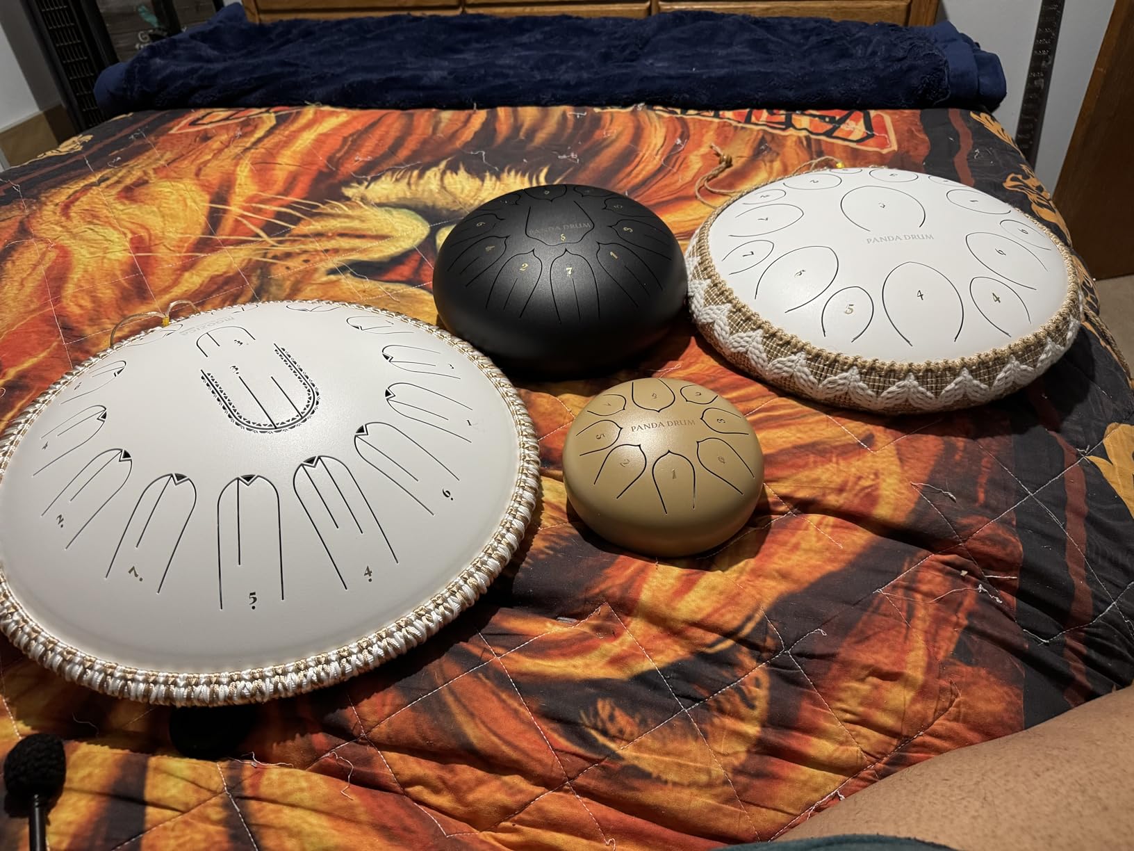 Panda Drum Pro (Black) | Steel Tongue Drum for Inside & Outside | 15 Inch customer photo 1