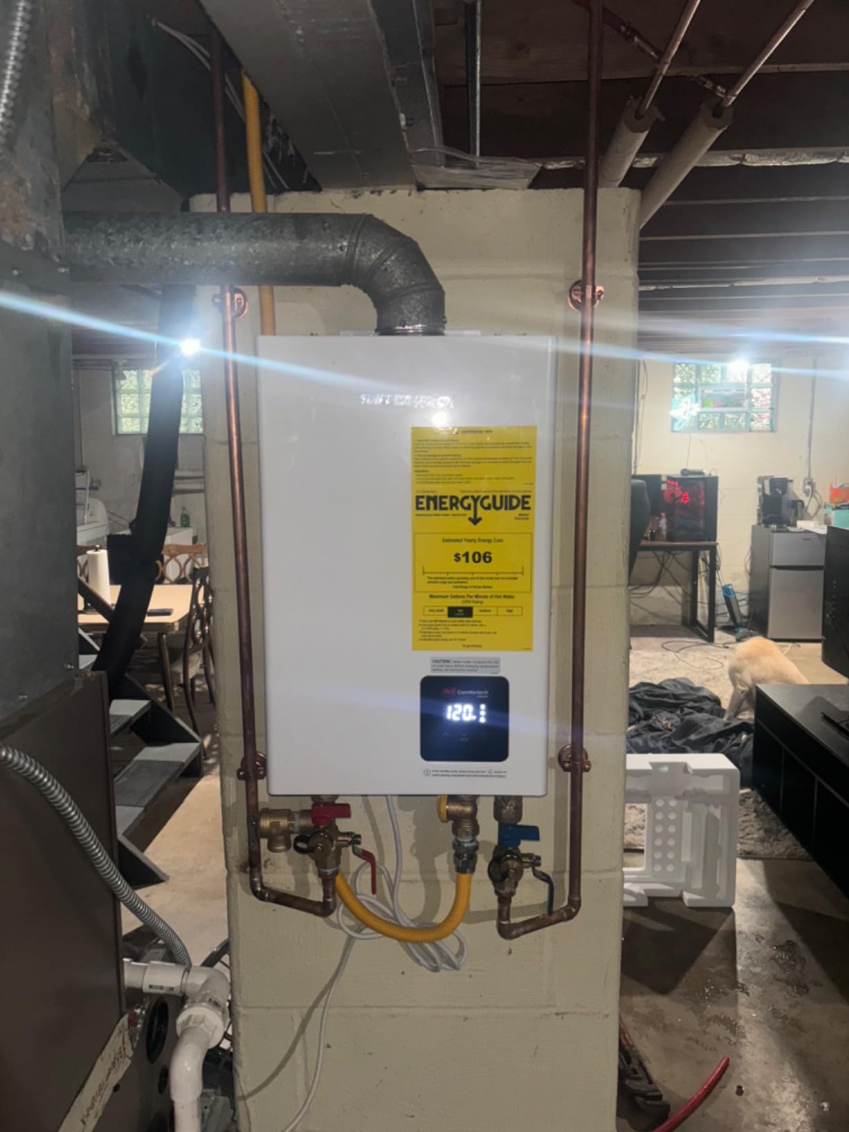 18kW Tankless Water Heater Electric, 240V Instant On Demand Hot Water Heater | Up to 4.2 GPM, 2-3 Points of Use Water Heater, with LED Digital Display, ETL Certified, Compatible with Shower & Sink customer photo 1