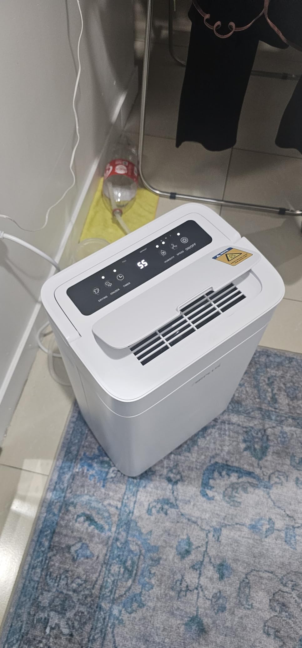AIRPLUS 4500 Sq. Ft Dehumidifier for Basement, 70 Pints Dehumidifiers for Home with Drain Hose, Continuous Drainage, Intelligent Humidistat, Multifunctional Dehumidifier for bathroom, bedroom customer photo 1