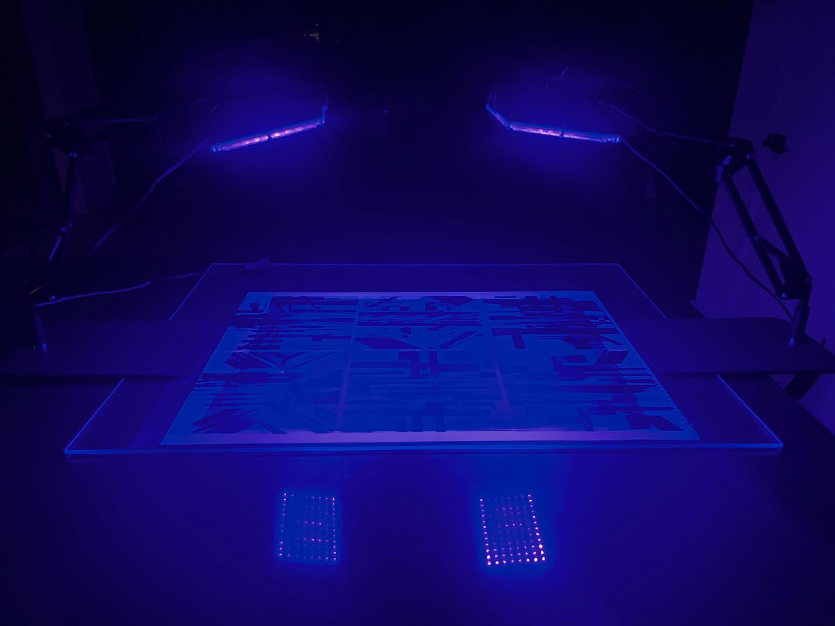 Caydo 216 LEDs UV Light 395nm for Screen Printing, Timing Device (100W) customer photo 2