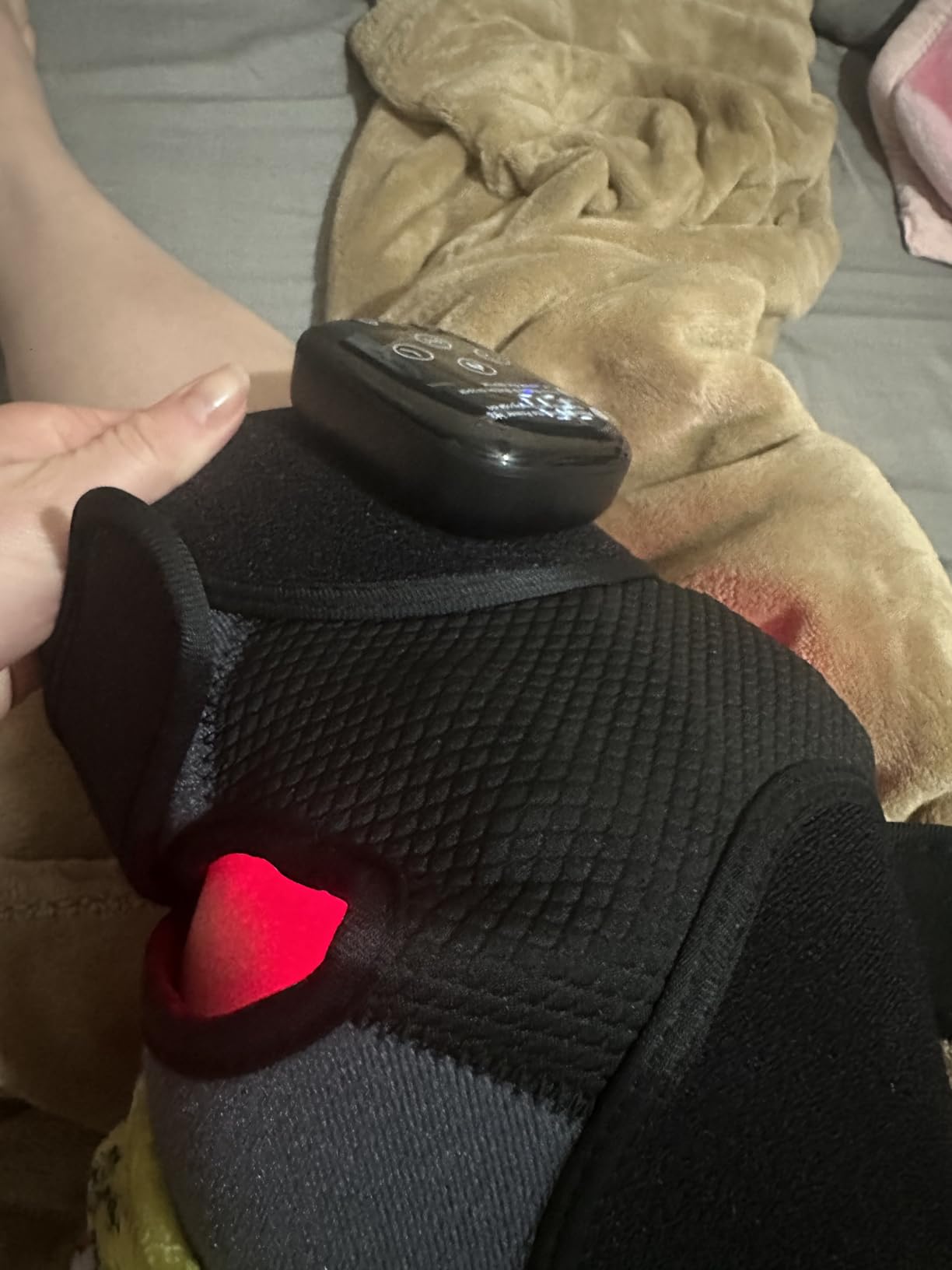 LTW Knee Massager with Heat and Red Light Therapy for Knee Pain Relief | FSA&HSA, 5000mAh Cordless Heated Knee Brace with 3 Heat / 3 Vibration / 5 Light Levels, 72 Red Lights 660nm & 850nm infrared customer photo 2