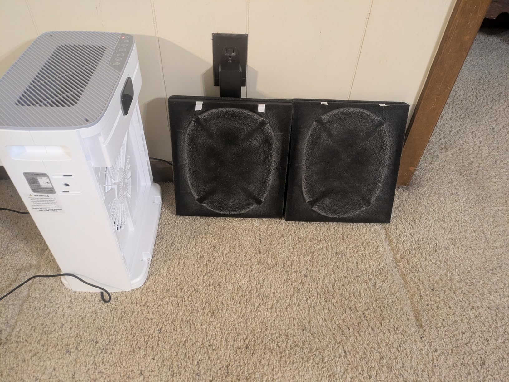 VENTISOL Pet Air Purifiers for Home Large Room up to 2500sq.ft, Air Purifier for Bedroom Double-Sided with 4 Washable H13 Filters, Air Cleaner for Pets Hair Allergies with PM2.5 Air Quality Monitor customer photo 2