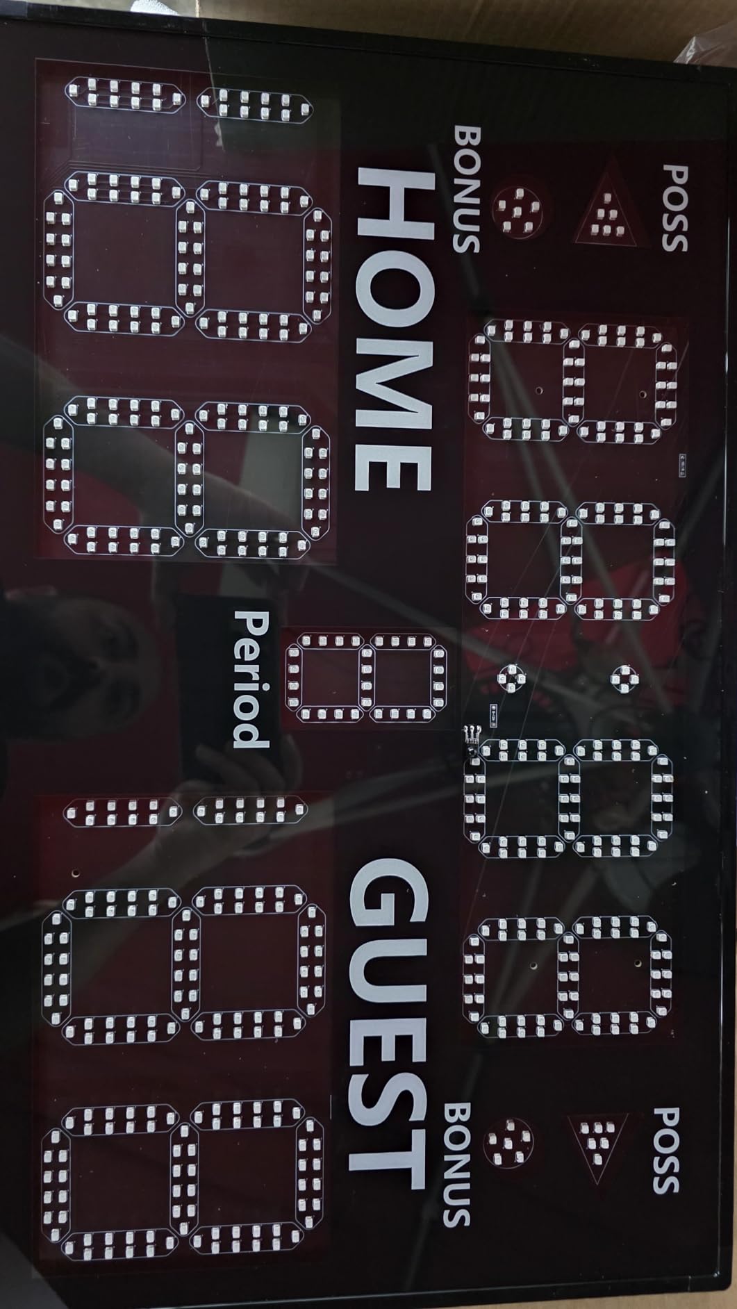 YZ Bigger LED Digital Scoreboard, Portable Basketball Scoreboard with Timer Clock, Electronic Scoreboard with Remote, Tabletop Scoreboard Clock, Score Keeper for Outdoor Game customer photo 2
