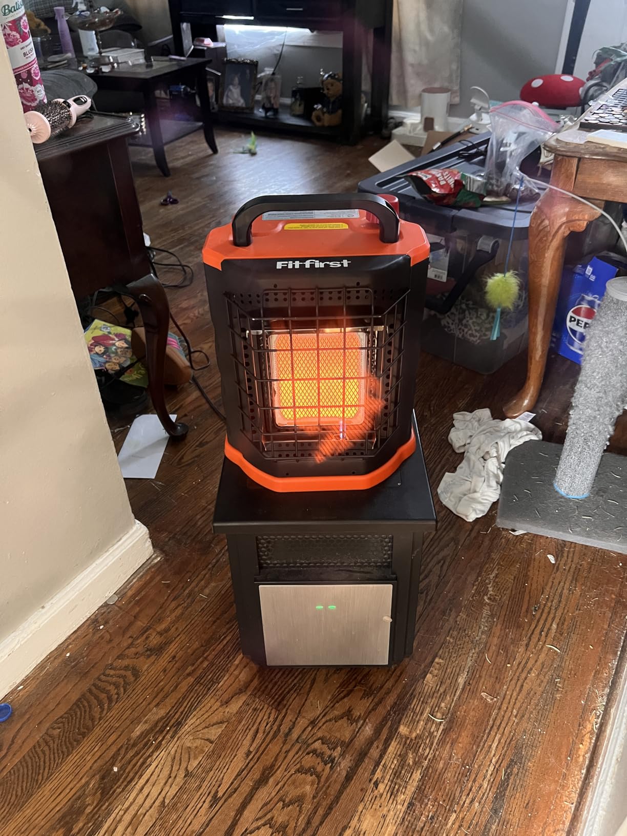 Fitfirst Portable Propane Heater - 9000 BTU Outdoor Tent Heater for Camping, 2 Heat Settings & Tip-Over/ODS Protection customer photo 2