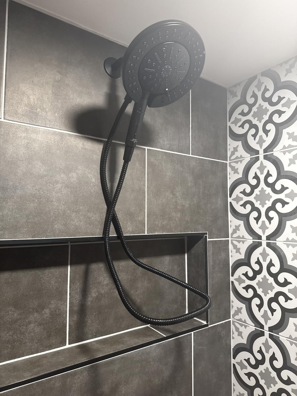 Delta 5-Setting In2ition 2-in-1 Dual Shower Head with Handheld High Pressure ProClean Spray, Oil Rubbed Bronze Detachable Shower Head with Hose, 1.75 GPM Flow Rate, Venetian Bronze 75548RB customer photo 1