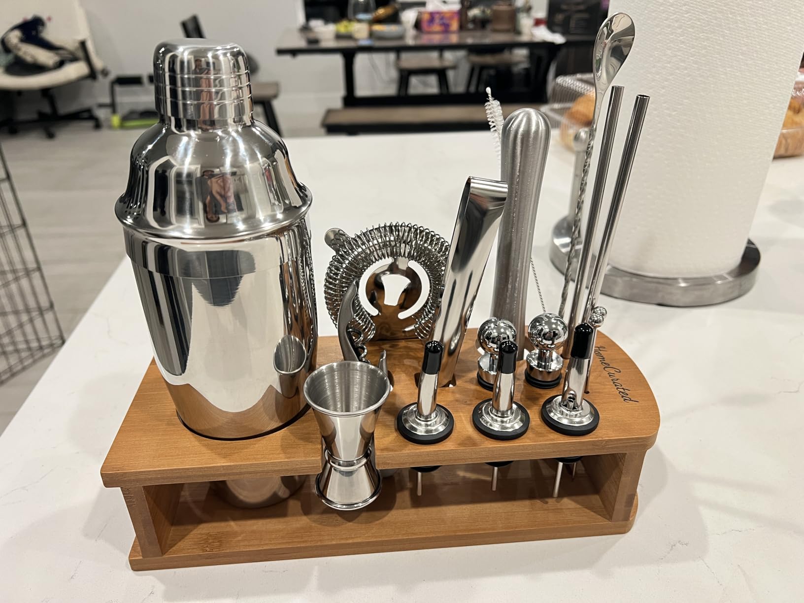 HomeCurated 24-Piece Bartender Kit with Stand customer photo 1