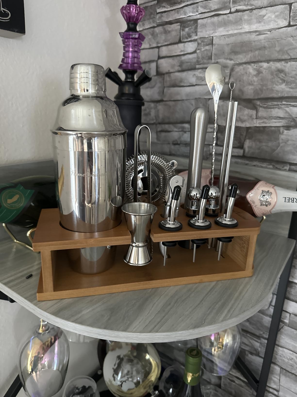 HomeCurated 24-Piece Bartender Kit with Stand customer photo 2