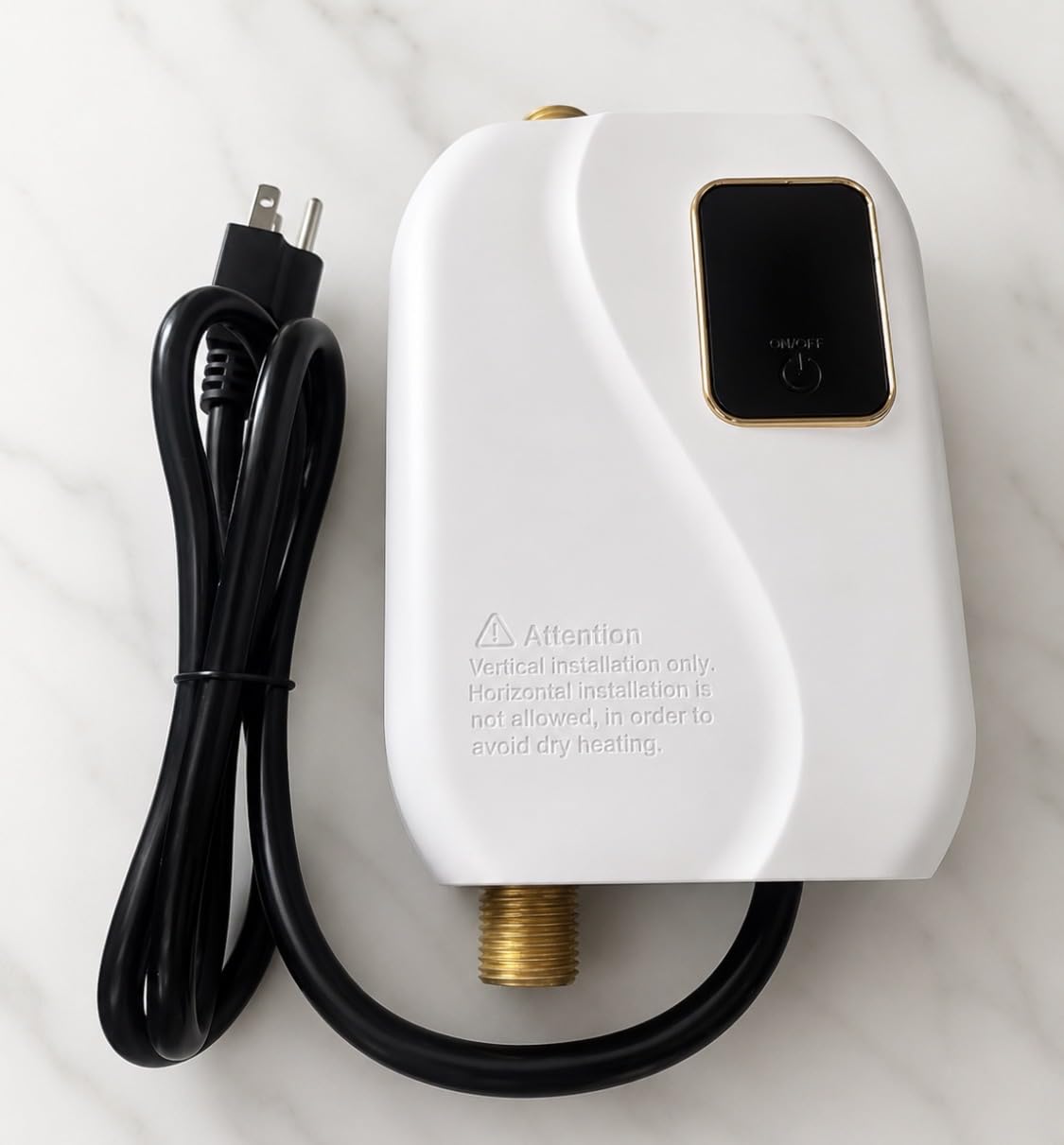 110V Tankless Water Heater Electric, 3000W Tankless Electric Water Heater Instant, Under Sink Water Heater with Digital Display, On Demand Hot Water Heaters Electric for Kitchen Washin Bathroom. customer photo 2