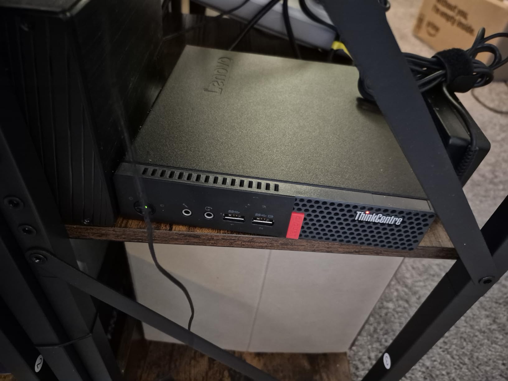 Lenovo ThinkCentre M710q Tiny Desktop, Core 6th Gen, 8GB DDR4 RAM, 256GB SSD, DisplayPort, Keyboard & Mouse, WiFi, BT, Windows 11 Pro (Renewed) customer photo 1