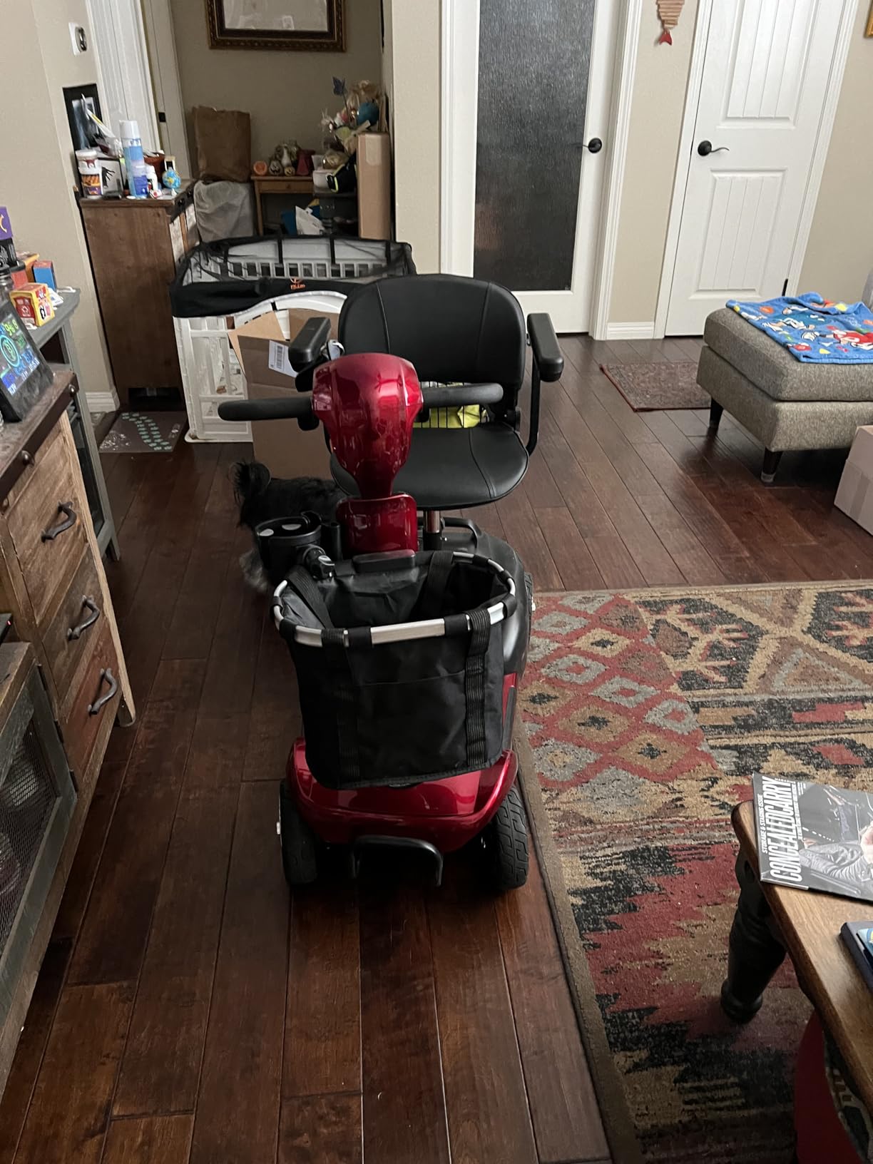 Mbxcooter Light Weight Mobility Scooter, 46Lbs, 330 Capacity Airline-Approved Mobility Scooters for Seniors/Adults, Foldable 4 Wheels Mobility Scooters，Removable Lithium Battery, 15/30Miles customer photo 2