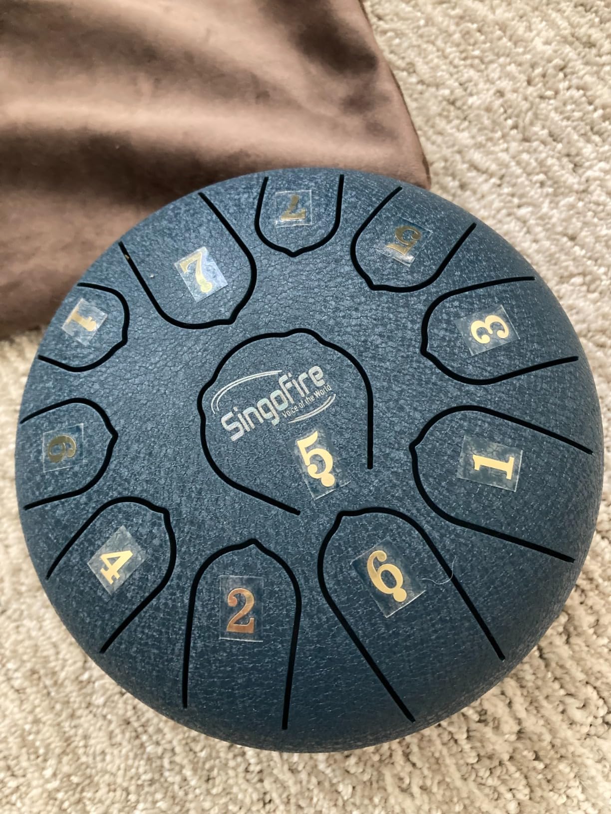 SINGOFIRE New Upgrade Advanced Handpan Drum, Ember Steel Handpan, 10-Notes with Bag, 22-Inch 440Hz D Minor Kurd customer photo 2