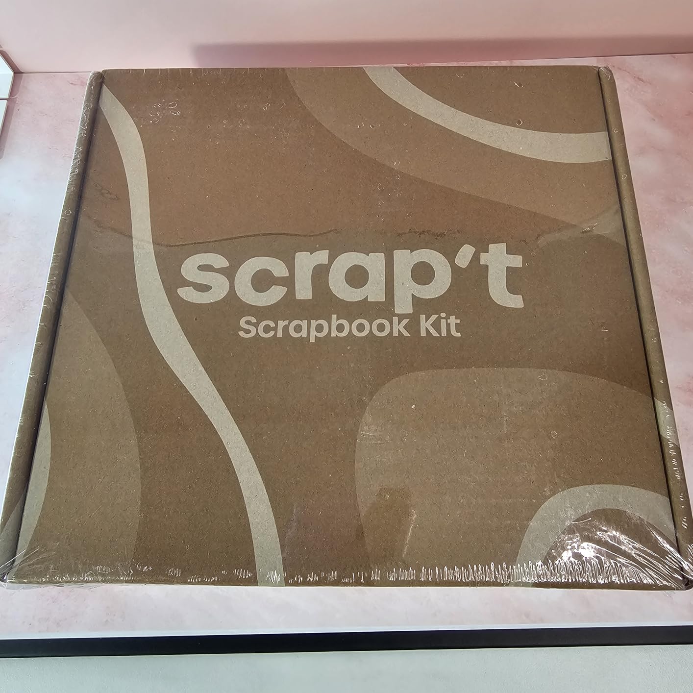 Scrapbook Kit - 80 Page Photo Album DIY Scrapbook - Holds 300+ Photos, with Metallic Pens, 150+ Stickers, Glue Pen, Washi Tapes, Backing Paper, Photo Corner Stickers (Starter Kit - 8 x 8 Inch, Kraft) customer photo 2