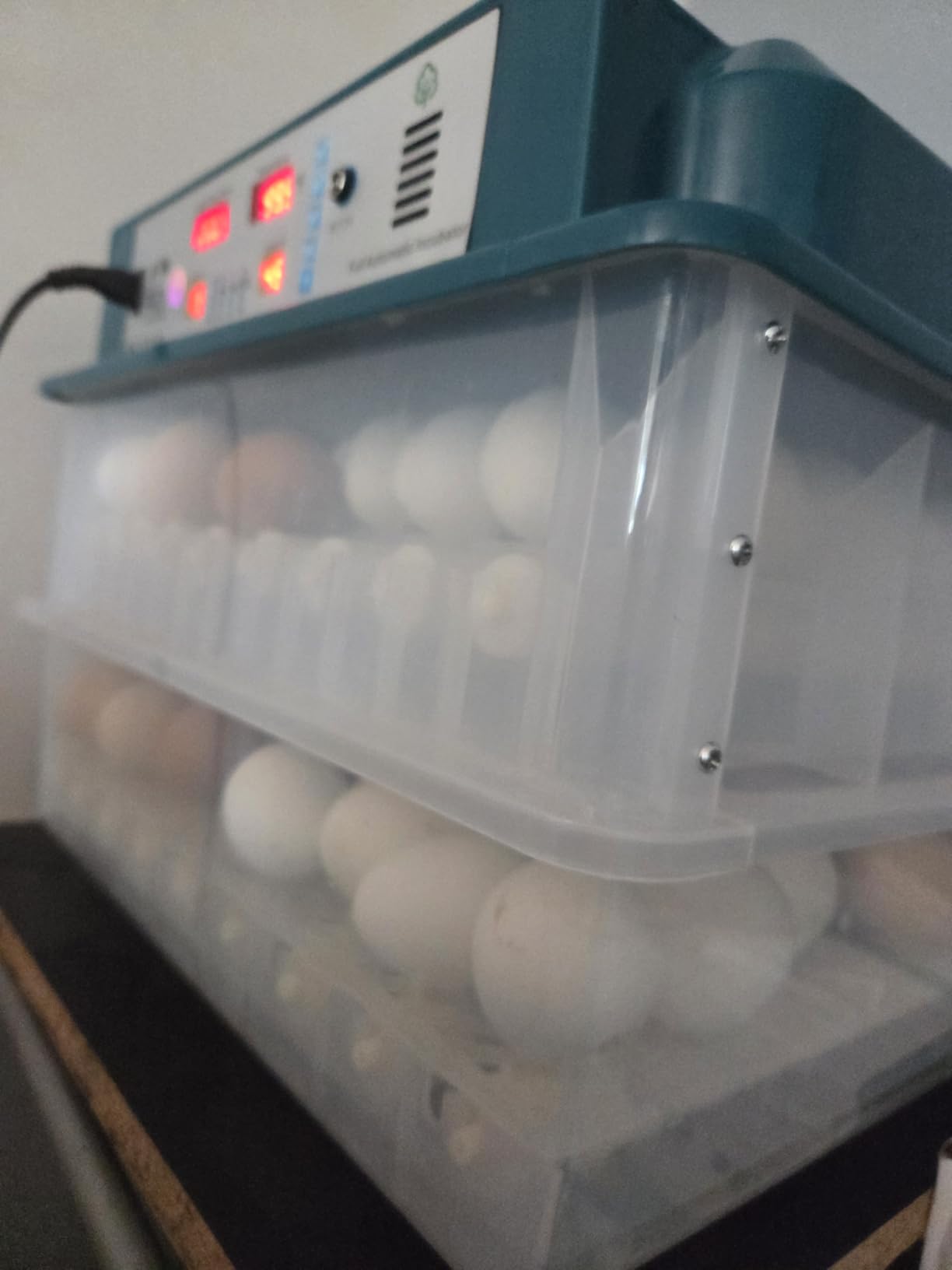 Egg Incubator for Hatching 120 Eggs with 5 Auto Incubation Models, Precise Temp & Humidity Control, Auto Egg Turning, External Water Refill, Egg Candler, Dual Power Supply, Adjustable Roller customer photo 2
