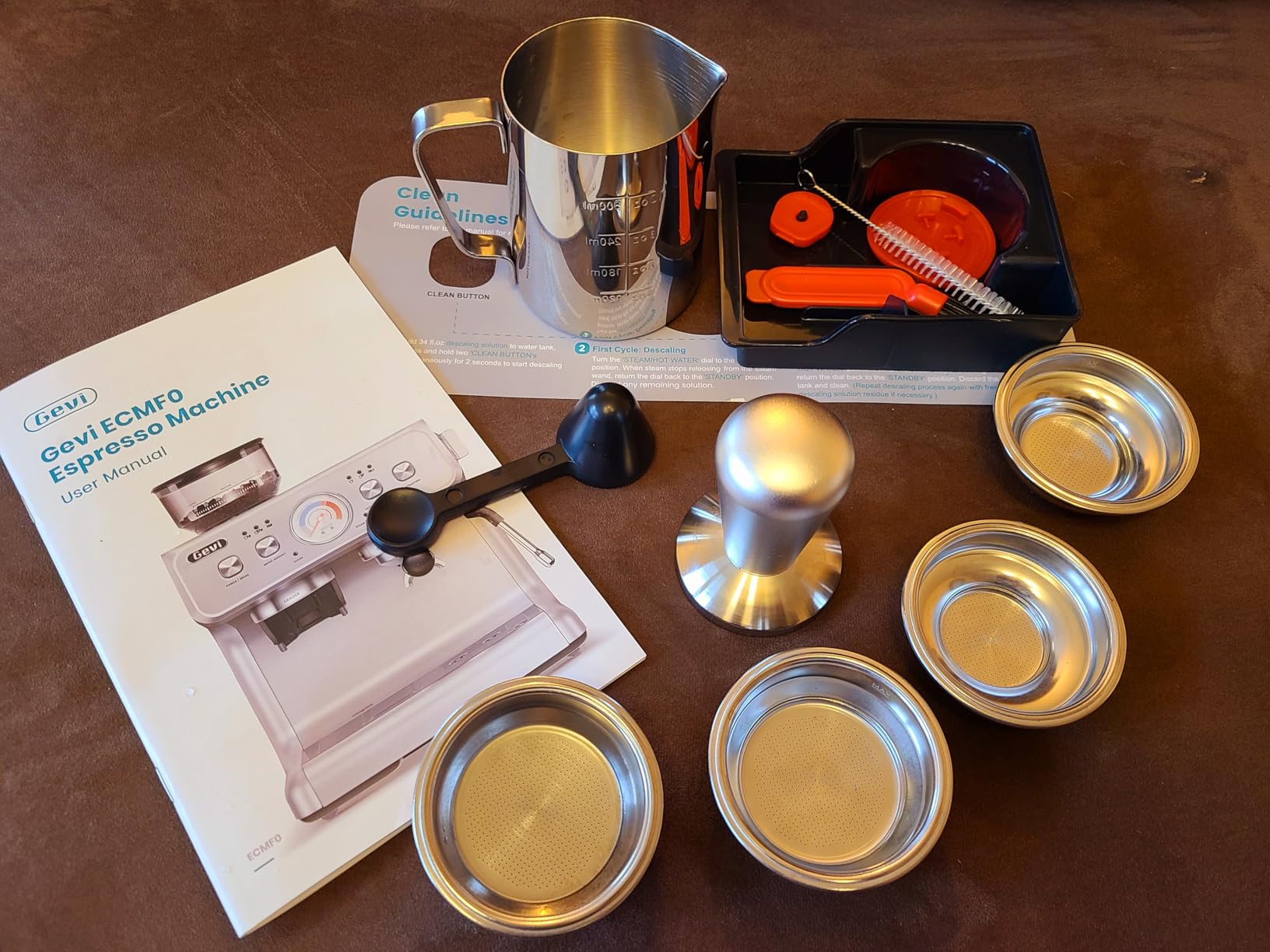 Gevi Dual Boiler Espresso Machine With Built-In Burr Grinder | 58mm Commercial Portafilter, 31 Grind Levels customer photo 1