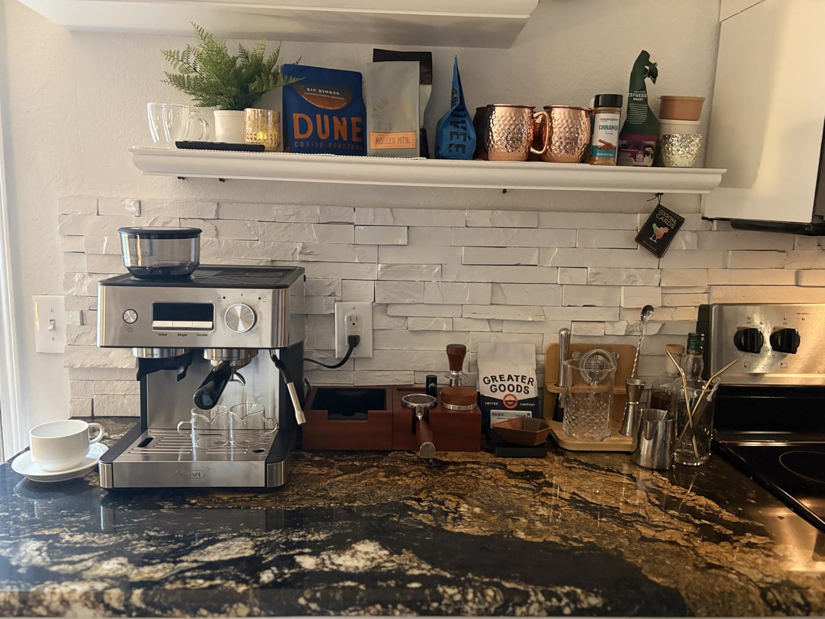Gevi Dual Boiler Espresso Machine With Built-In Burr Grinder | 58mm Commercial Portafilter, 31 Grind Levels customer photo 2