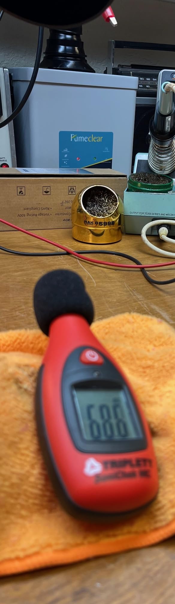 Fumeclear FC-2001S Solder Fume Extractor Portable with H13 Grade 3-Stage Filtration customer photo 1