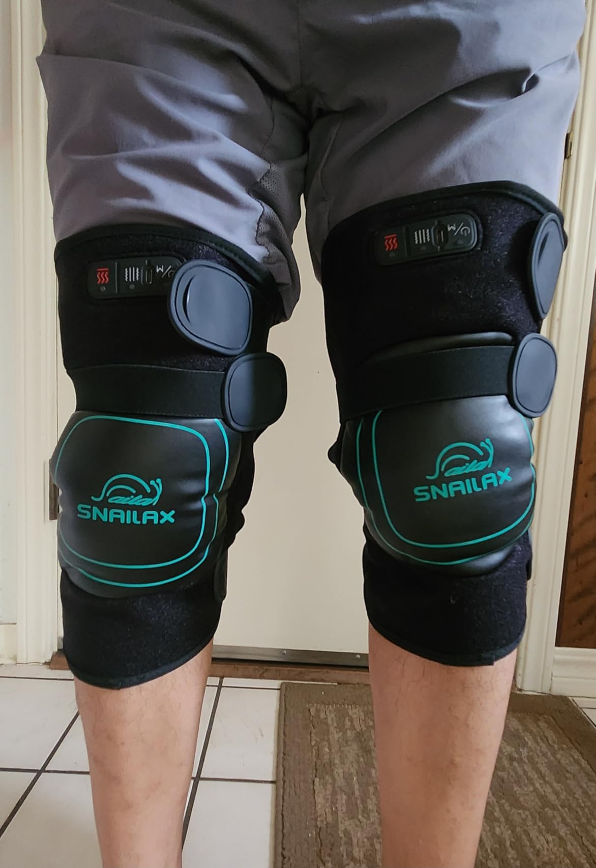 Snailax Cordless Knee Massager with Heat, Red Light & Vibration Knee Wrap customer photo 2