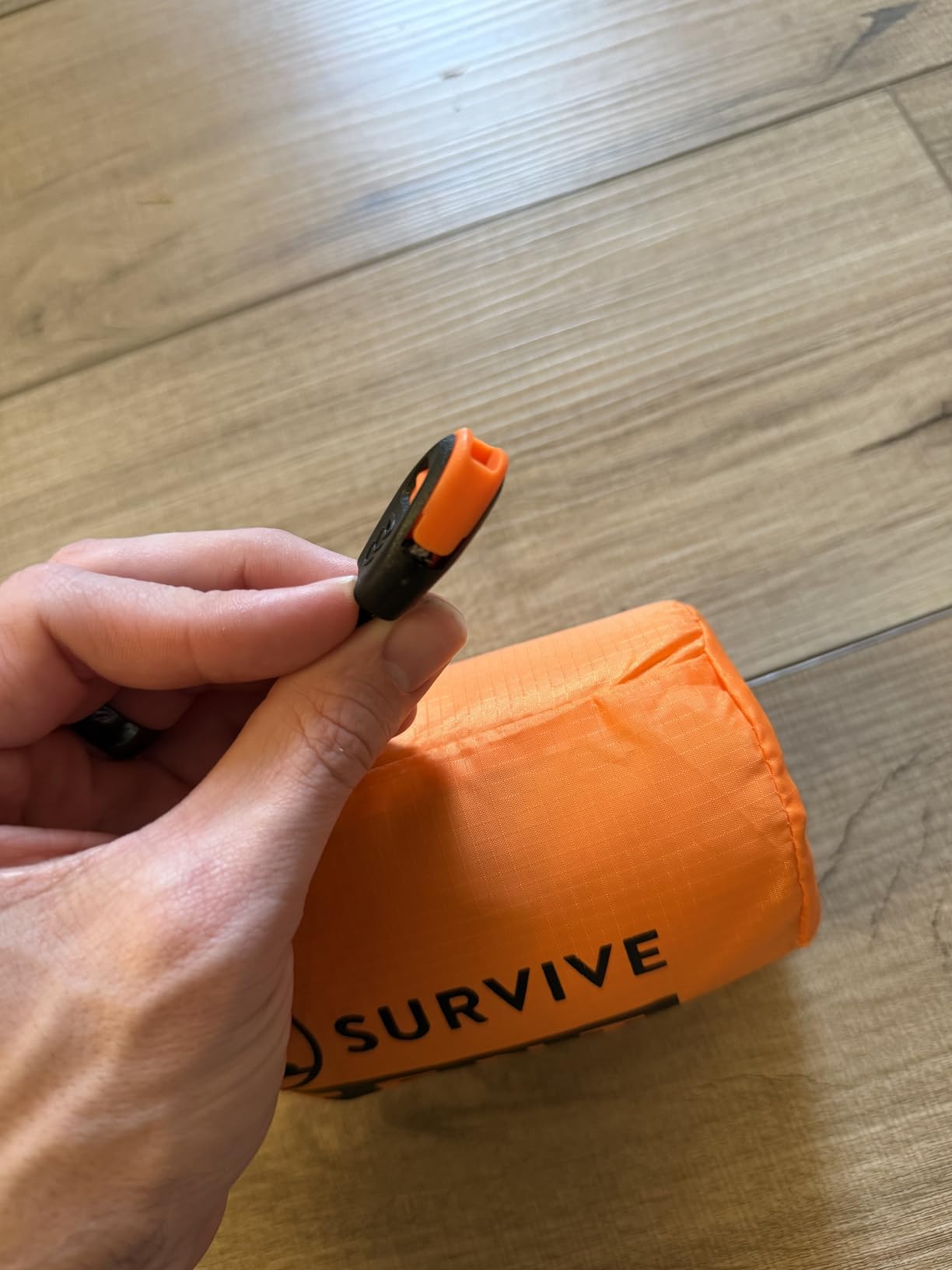 SURVIVE Survival Tent with Doors, 2 Person Mylar Emergency Camping Hiking Shelter for Survival Kits, All Weather Thermal Protection customer photo 1