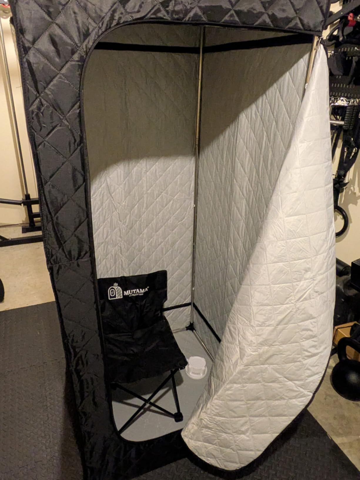Portable Infrared Sauna Box for Home, 3L 1400W Steam Sauna Tent | Portable Sauna, Personal Sauna Pod, 660nm Red Light, Remote Control, Folding Chair, 15 Levels, 99-Min Timer, 32
