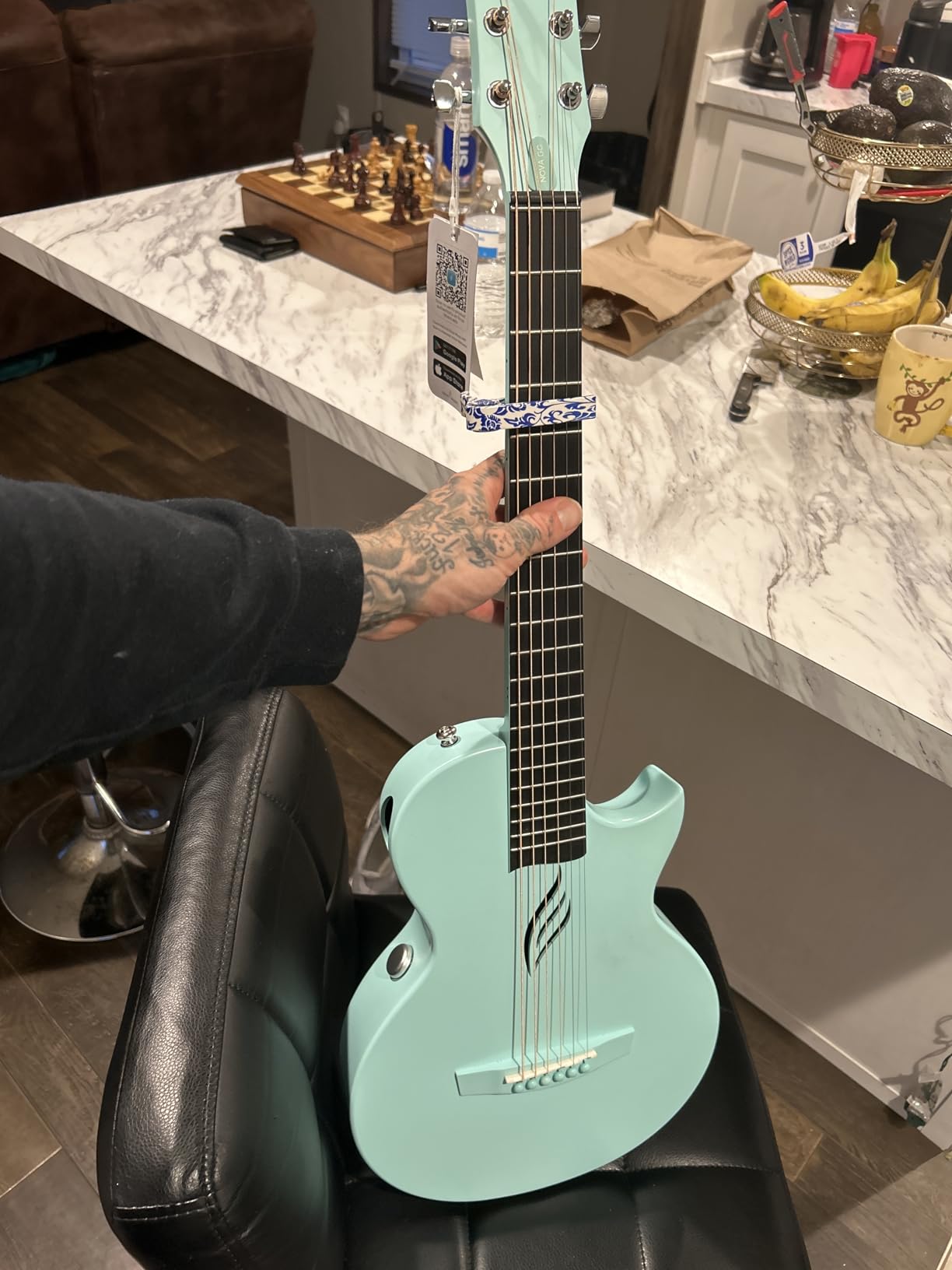 Enya NOVA GO SP1 Carbon Fiber 35-Inch Smart Acoustic-Electric Travel Guitar customer photo 2