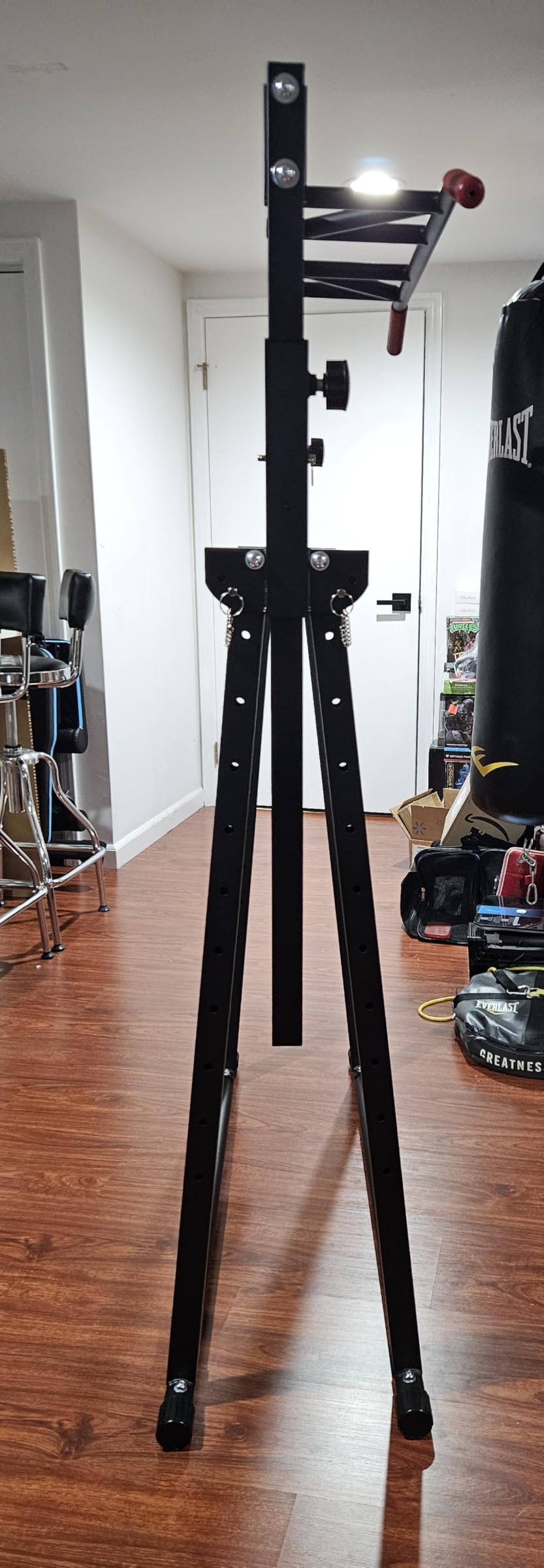 SERTT Foldable Power Tower Dip Station for Pull Ups, Dips & Push Ups, Upgraded Free Standing Pull Up Bar Station, Multi-function Workout Equipment for Home Gym Strength Training, Support 440LBS customer photo 2