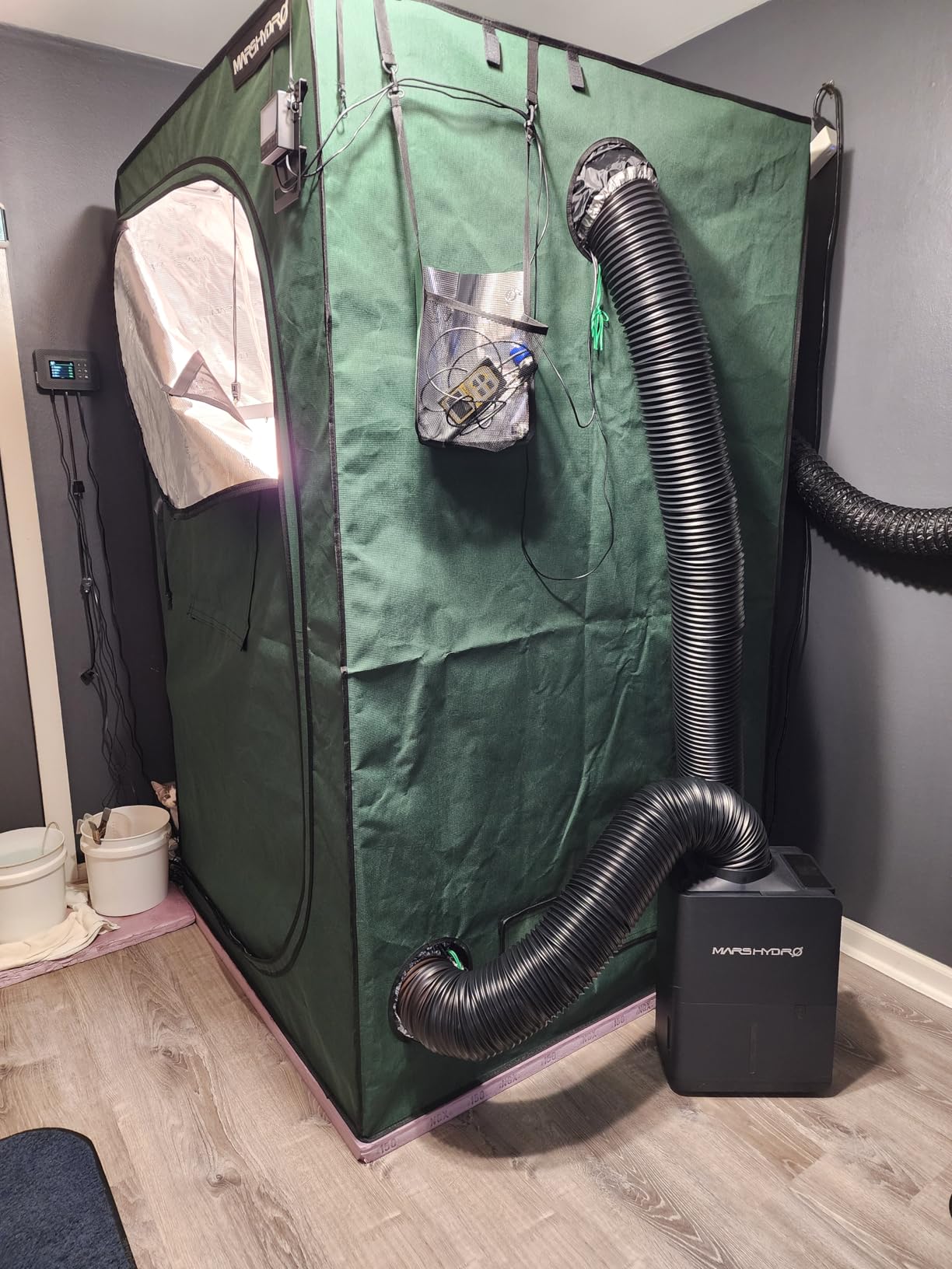 MARS HYDRO 38 Pints Plant Dehumidifier 18L/day for Grow Tent & Home customer photo 2
