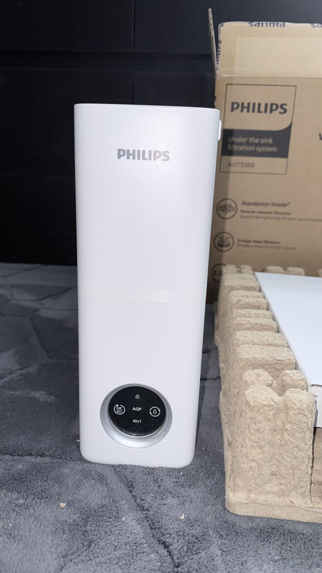 Philips Tankless Reverse Osmosis System, 600 GPD, Self-Cleaning RO System | 2.3:1 Pure to Drain, Under Sink RO Water Filtration System, Reduces TDS & Lead, NSF/ANSI 372 Certified, AUT9360 customer photo 2