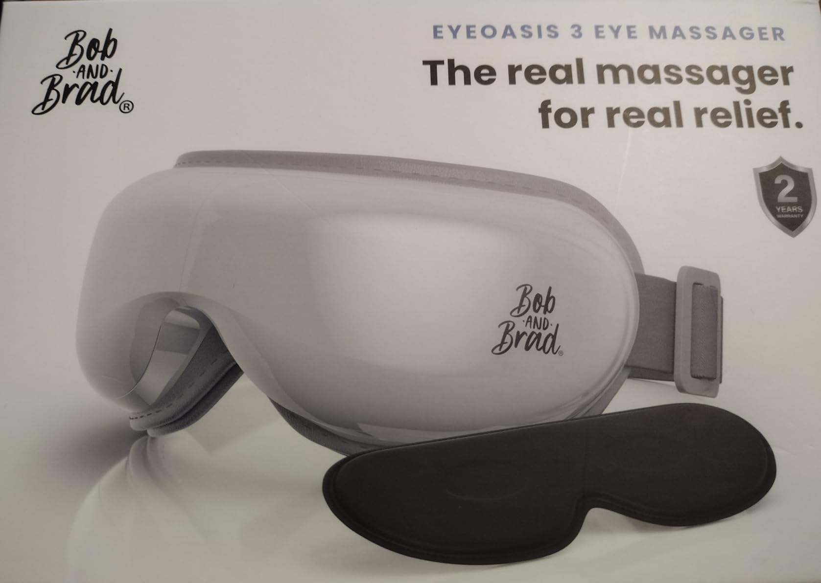 BOB AND BRAD Eye Massager with Heat and Cooling, FSA-HSA Eligible, Heated Eye Massager Mask for Dry Eyes, Migraines, Headaches Relief, Reduce Strain, Improve Sleeping, Birthday Gift for Women Men customer photo 1