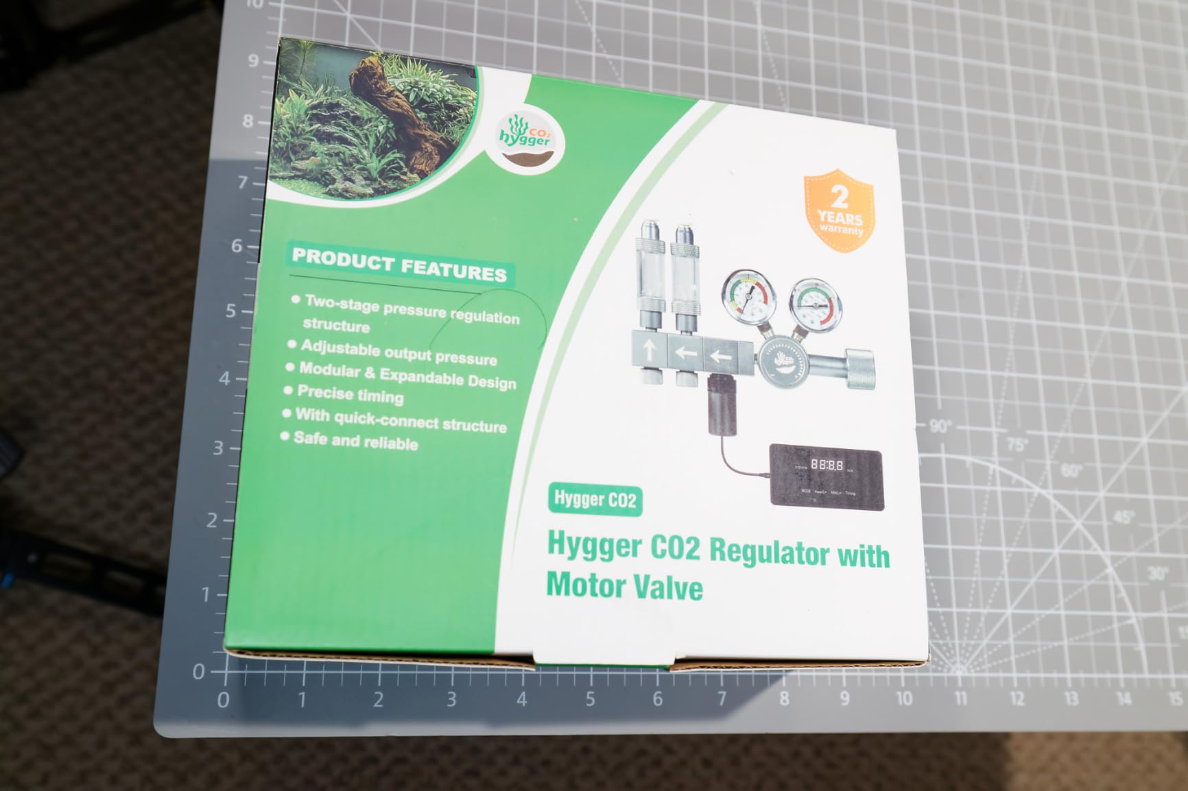 Upgraded Aquarium CO2 Regulator with Motorized Valve, Dual Stage Adjustable Pressure, Expandable for Two Tanks, Includes Timer and Bubble Counters for CO2 Aquarium System customer photo 2