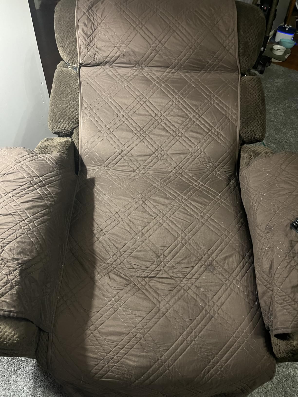 Tami Tami Dual Motor Power Lift Chair Recliner for Elderly with Massage and Heat, Infinite Position Electric Lift Recliner with Adjustable Headrest, USB (T6015 - Plush Fabric, Dark Gray, Medium) customer photo 1