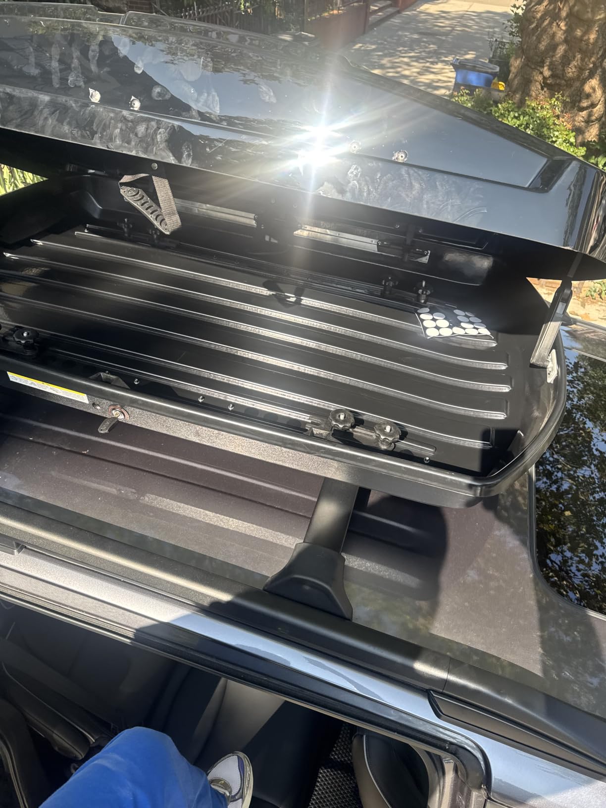 Roof Cargo Box, Dual-Side Opening Design, 14 Cubic Feet Capacity, Waterproof Hard-Shell Storage Box customer photo 2