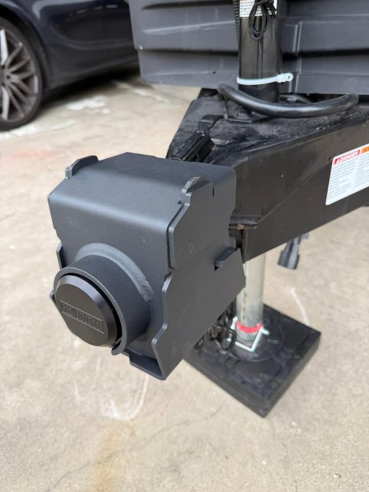 Proven Industries Model 2516 Heavy-Duty Trailer Coupler Lock for 2 5/16 Couplers - RV & Trailer Anti-Theft Lock, Made in USA | Heavy-duty coupler protection, steel construction, trailer storage security design, USA-made. customer photo 2
