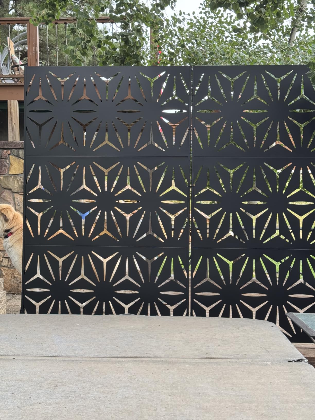 Cofar Metal Privacy Screen Outdoor 72