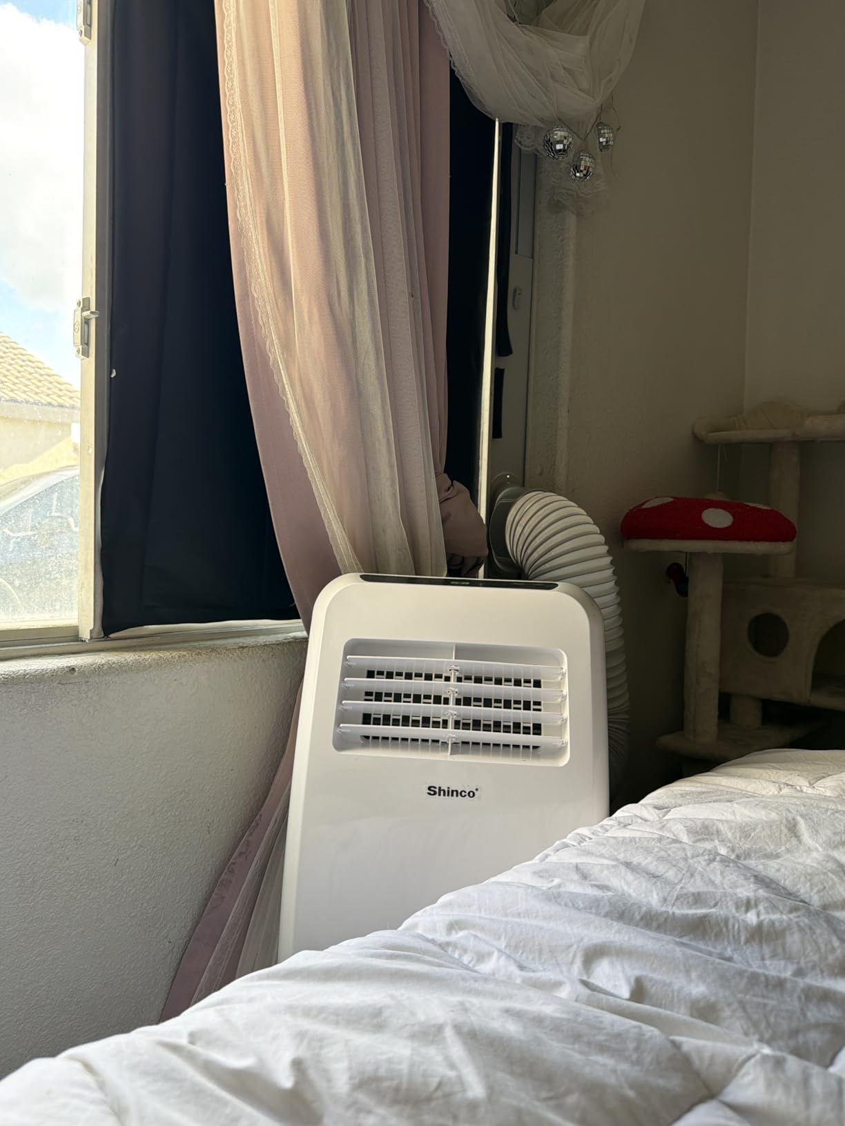 Shinco 8,000 BTU Portable Air Conditioner - 3-in-1 Cool/Dehumidifier/Fan for Rooms Up to 350 sq.ft, Remote Control & 24H Timer, Compact AC Unit for Bedroom/Office customer photo 1