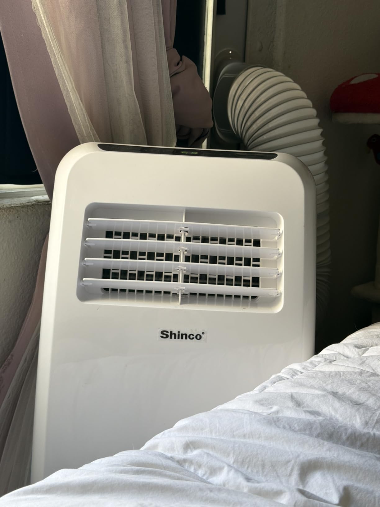 Shinco 8,000 BTU Portable Air Conditioner - 3-in-1 Cool/Dehumidifier/Fan for Rooms Up to 350 sq.ft, Remote Control & 24H Timer, Compact AC Unit for Bedroom/Office customer photo 2