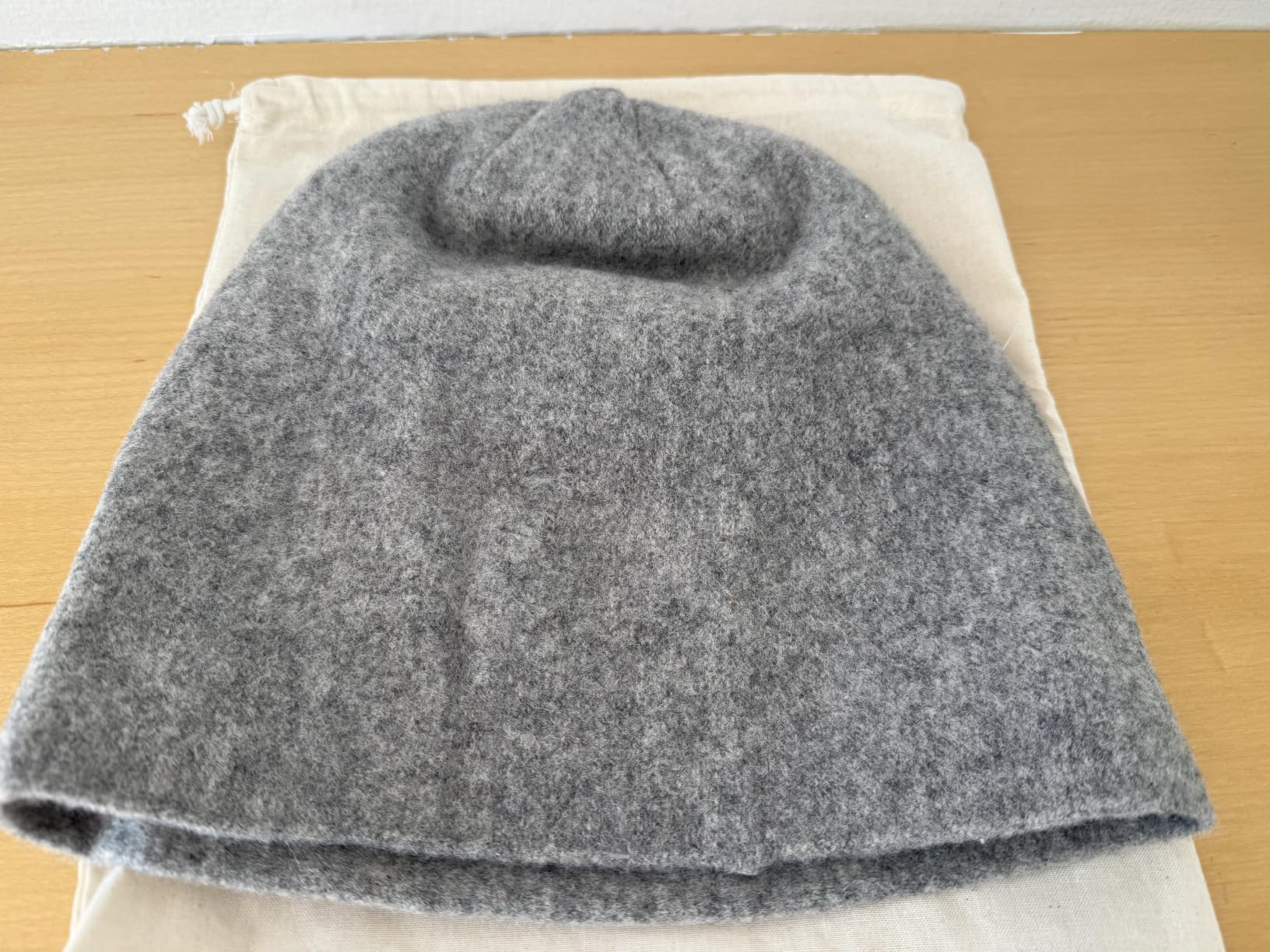 Sauna Hat - Natural Merino Wool Sauna Accessory for Heat Protection - Eco-Friendly, Lightweight & Durable customer photo 2