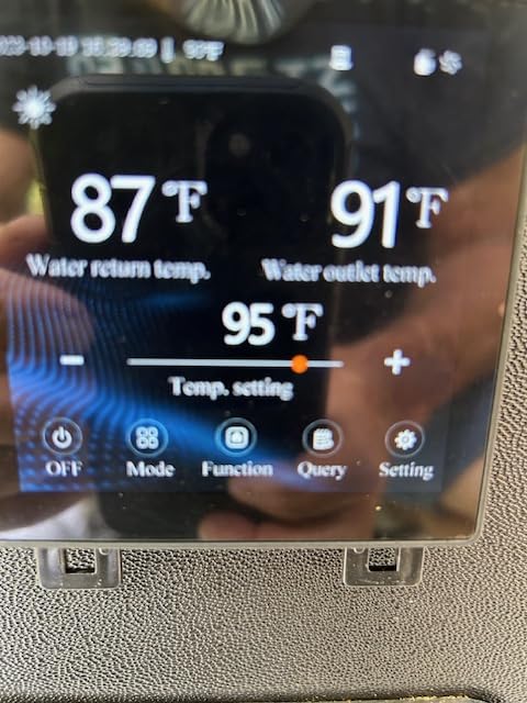 MICOE 75,000 BTU Pool Heat Pump, Inverter Pool Heater for 21,000 Gal Pools | Smart APP Control With Heating And Cooling Modes, Titanium Heat Exchanger, Inverter Technology And Quiet 53dB Operation customer photo 2