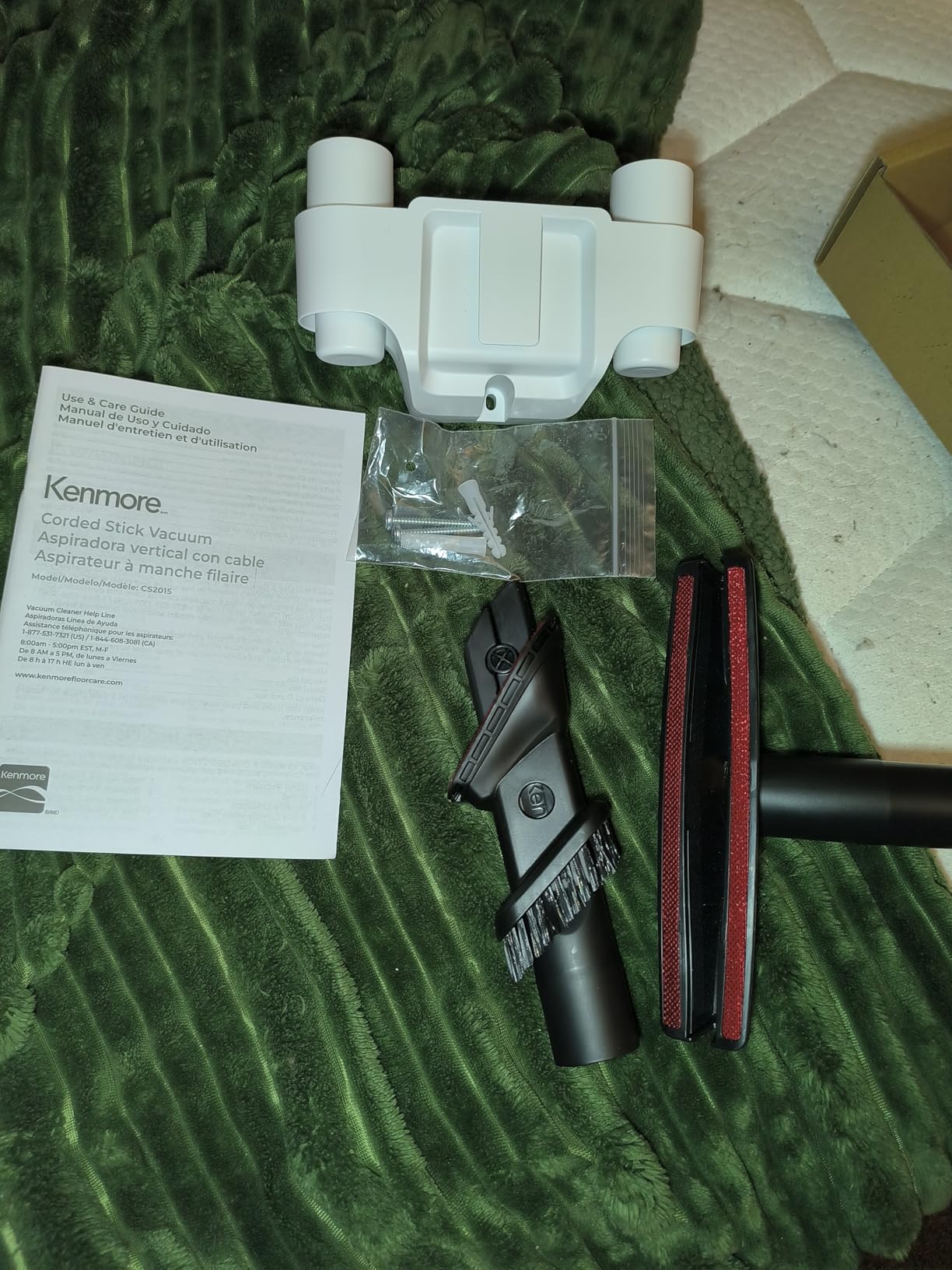 Kenmore 200 Series Corded Stick Vacuum with Hair Eliminator Nozzle | Detachable Hand Vac, 2-Motor Powerful Suction, LED Headlight & Swivel Steering for Carpets, Bare Floors and Couches - CS2015 customer photo 1