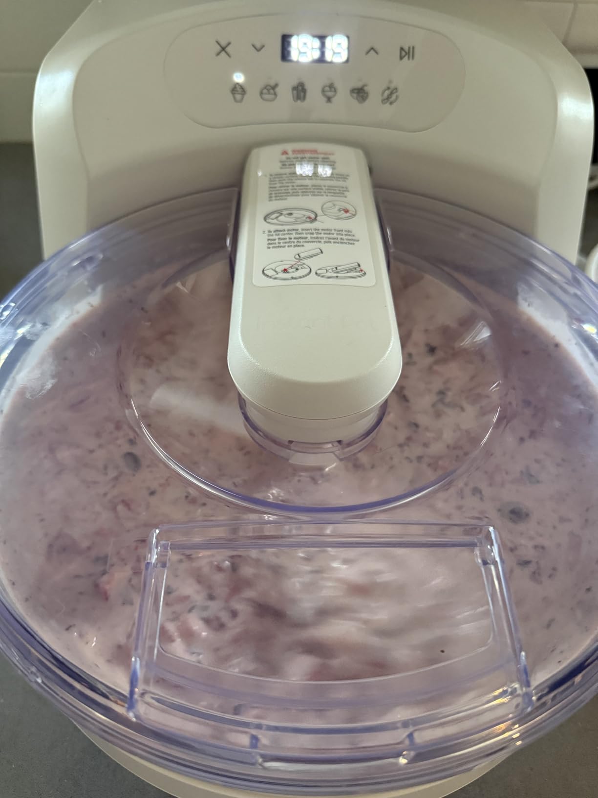 Instant Pot InstantChill Ice Cream Maker with Built-In Compressor, No Pre-Freezing, Real Ice Cream in Minutes*, Gelato, Sorbet, Rolled, Non-Dairy, Mix-Ins, Easy Clean Up, Quiet, Makes Up to 2 Pints customer photo 2