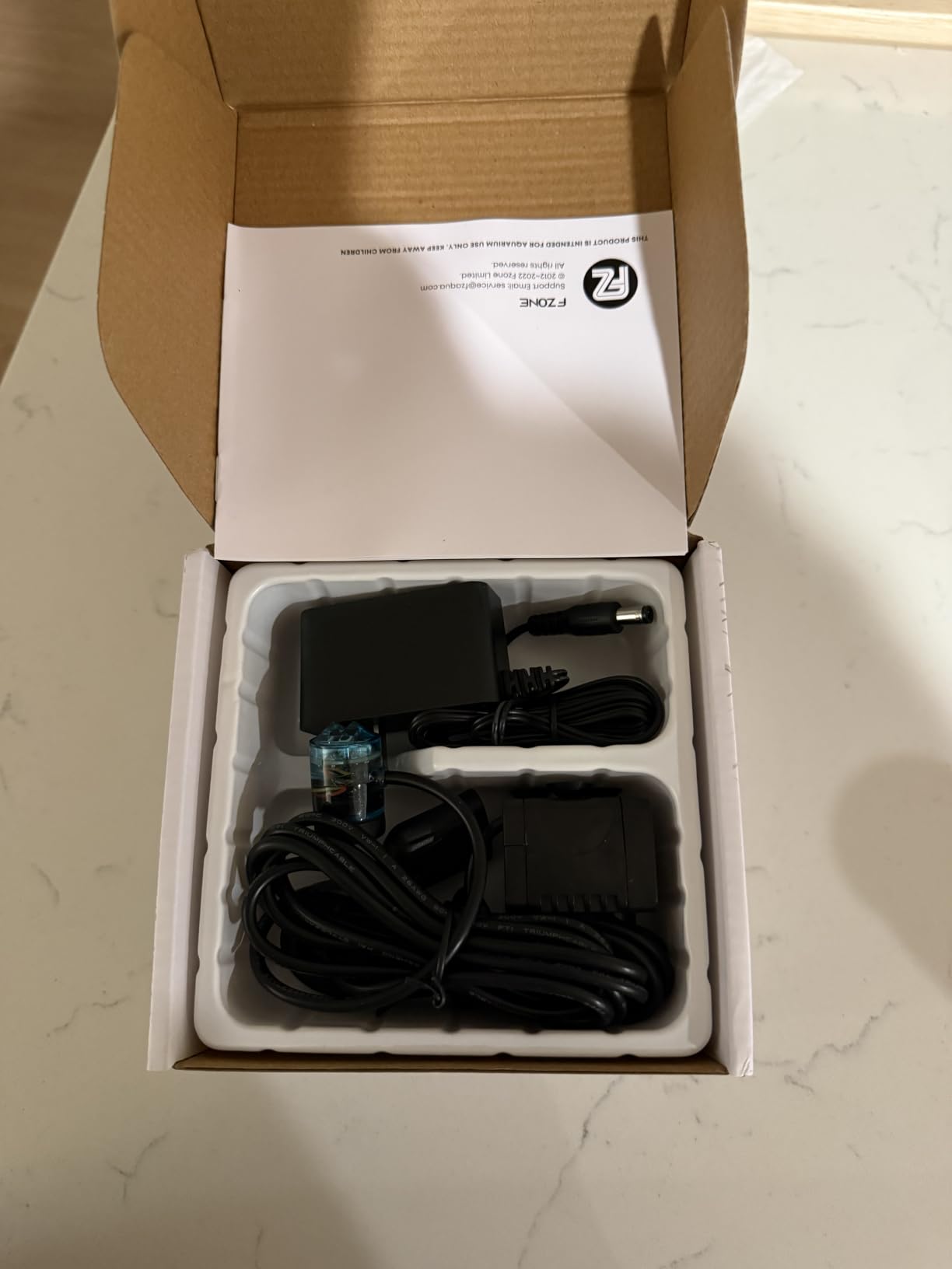 FZONE ATO System for Saltwater Aquarium, Auto Top Off with Dual Optical Sensors for Reef and Freshwater Tanks(Blue) customer photo 2